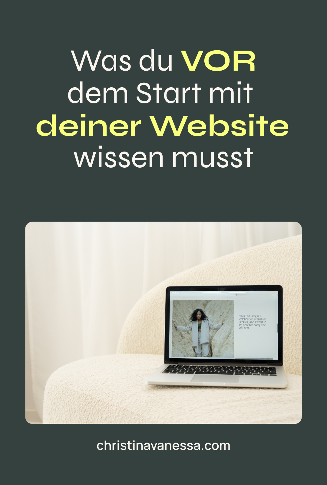 Was du vor dem Start mit deiner Website wissen musst
