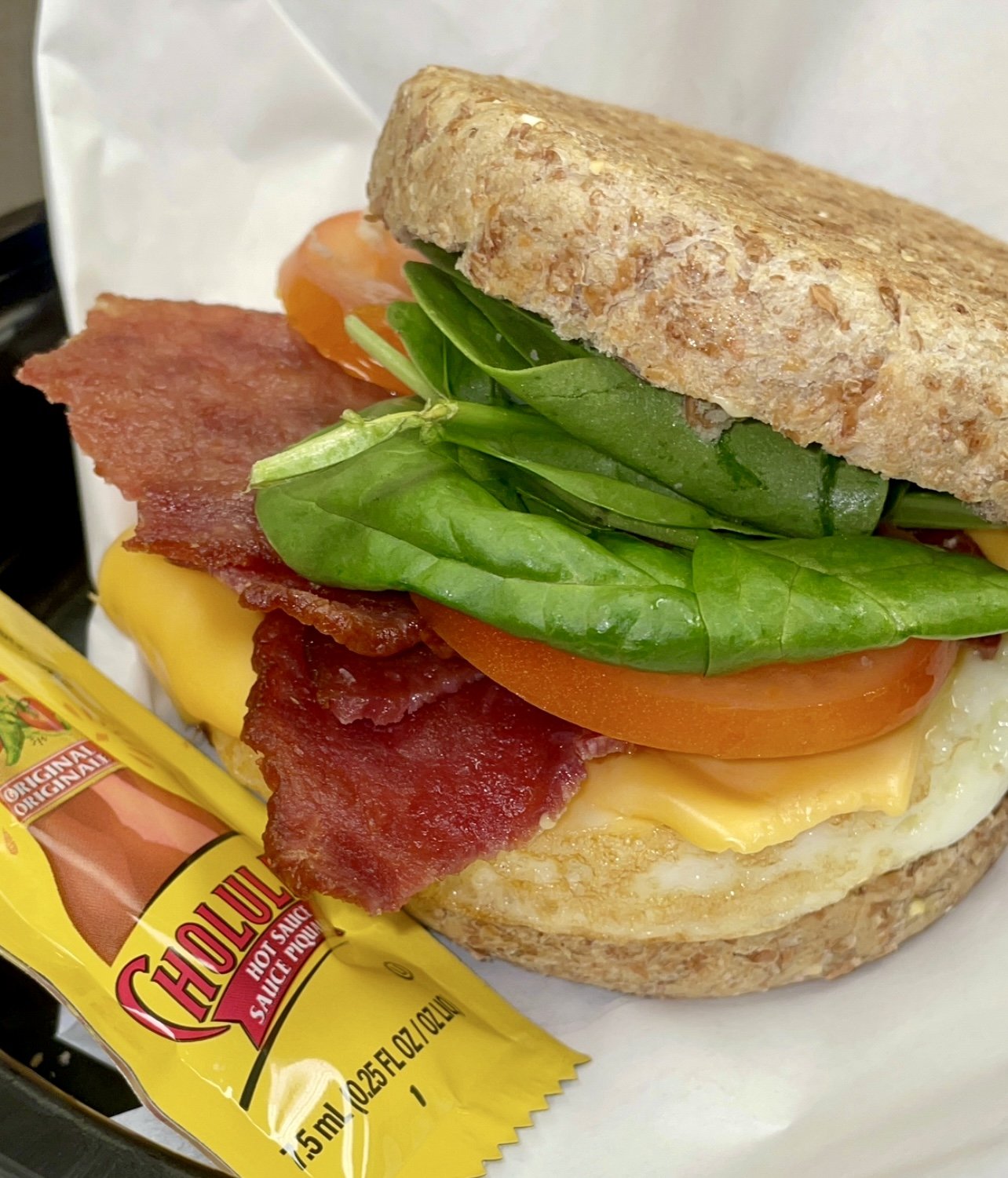 Healthy meal prep breakfast sandwich