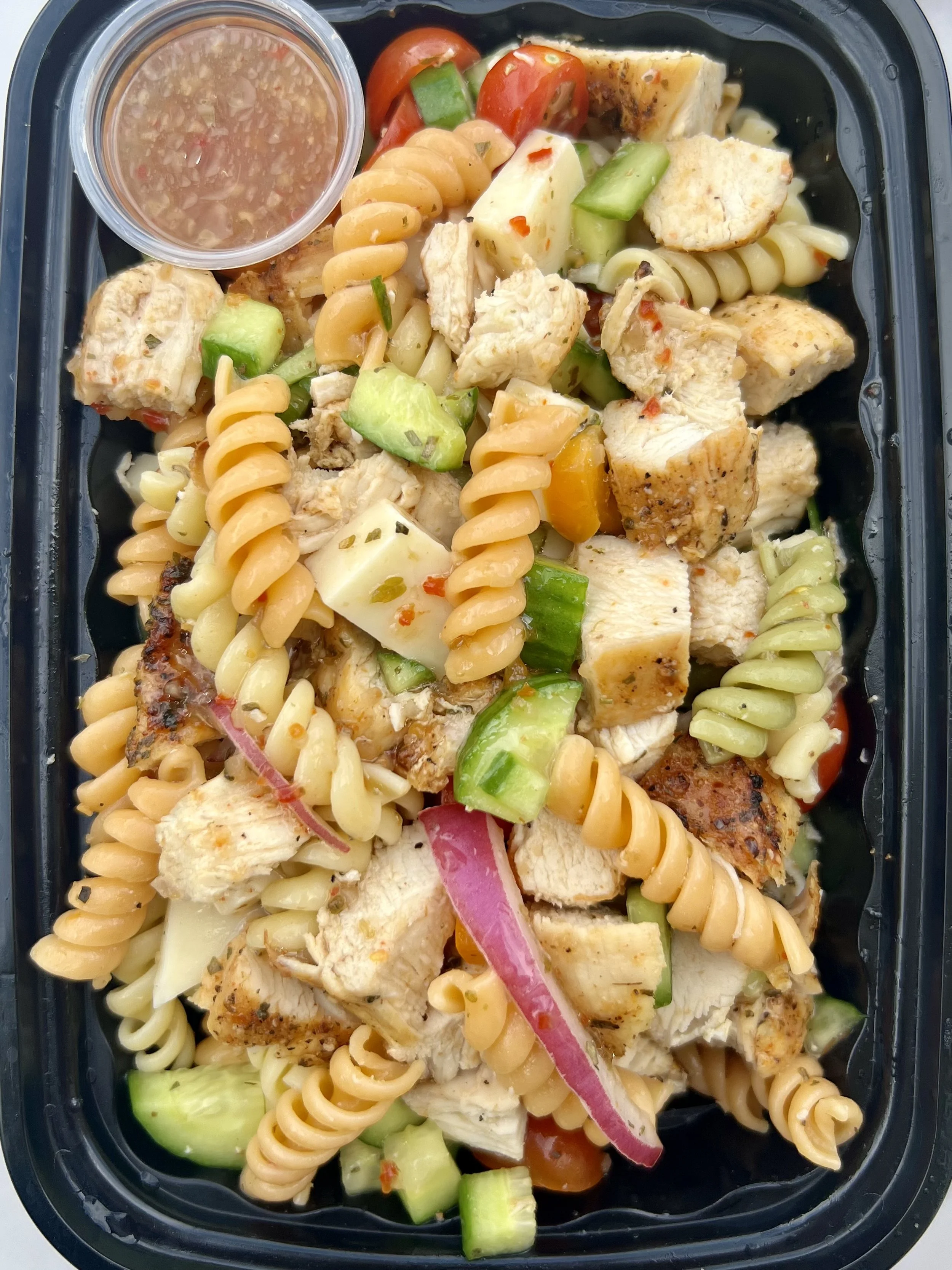 Italian Chicken Pasta Salad