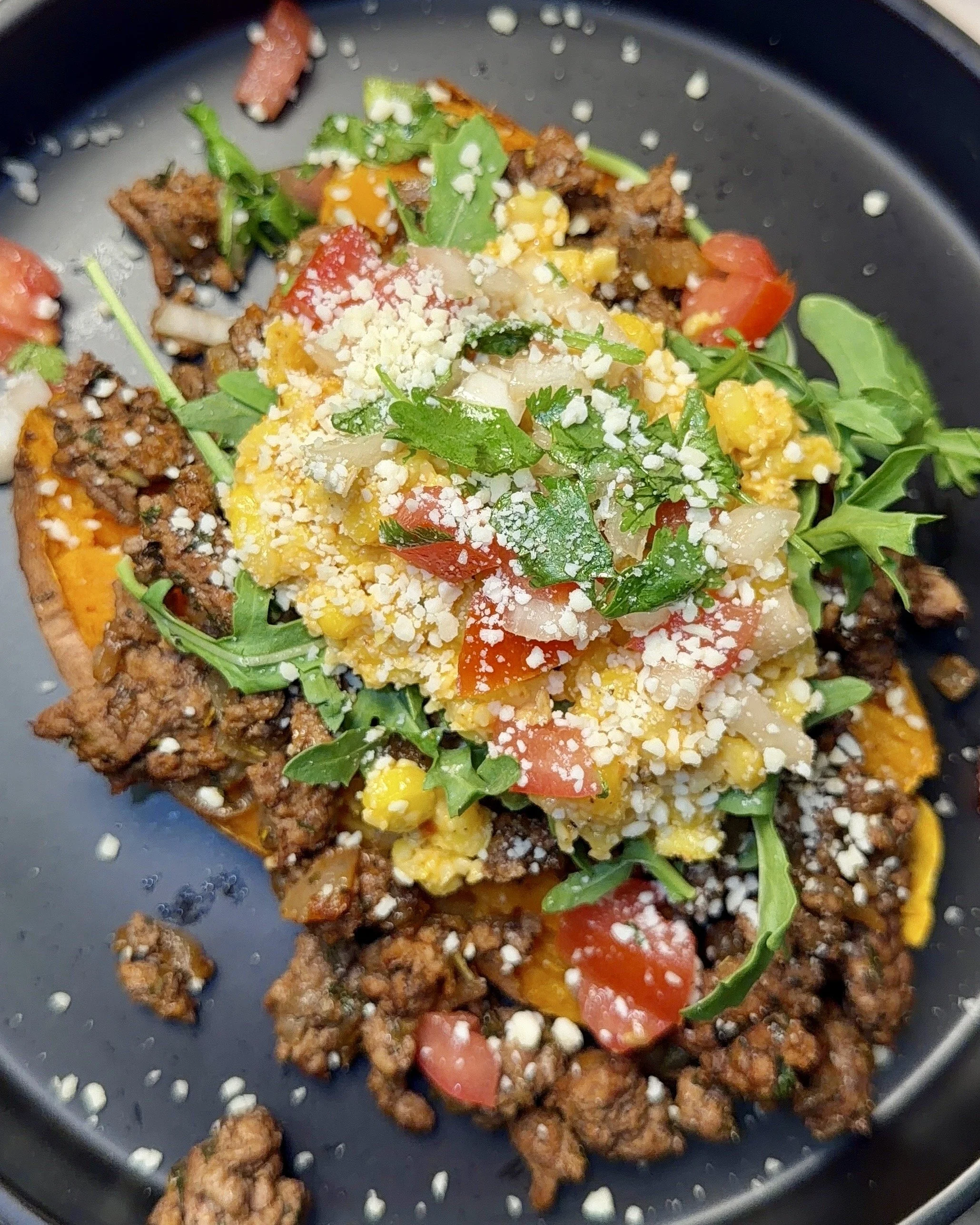 Loaded Protein Sweet Potato Bowl