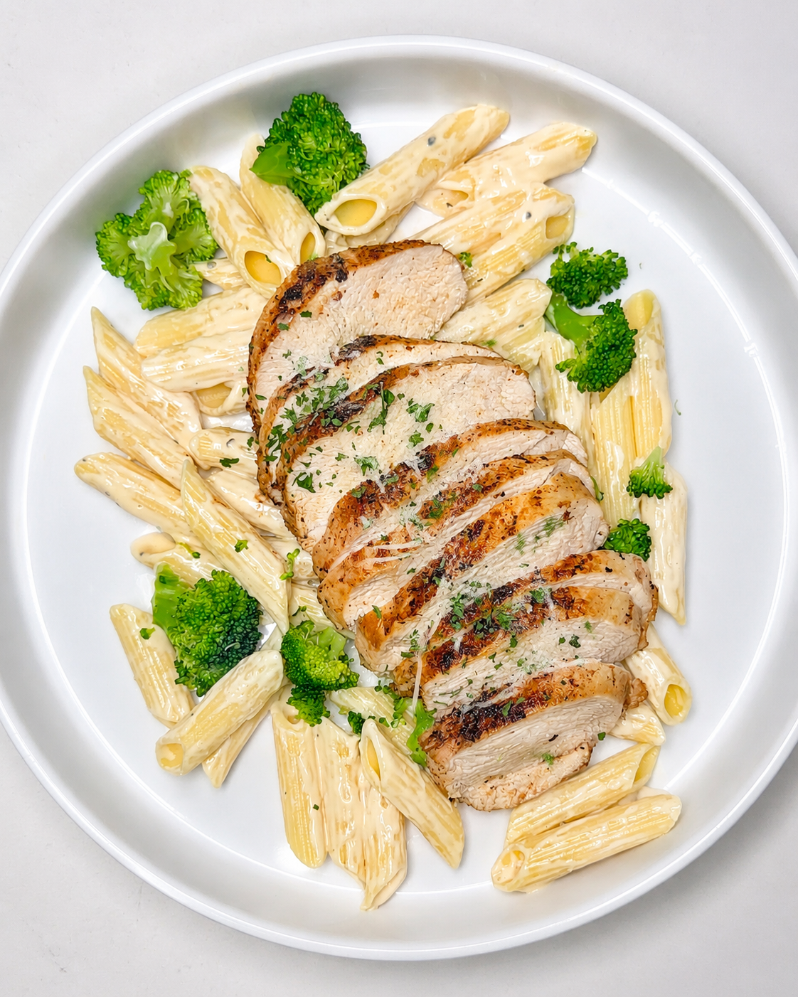 Parmesan Alfredo Penne