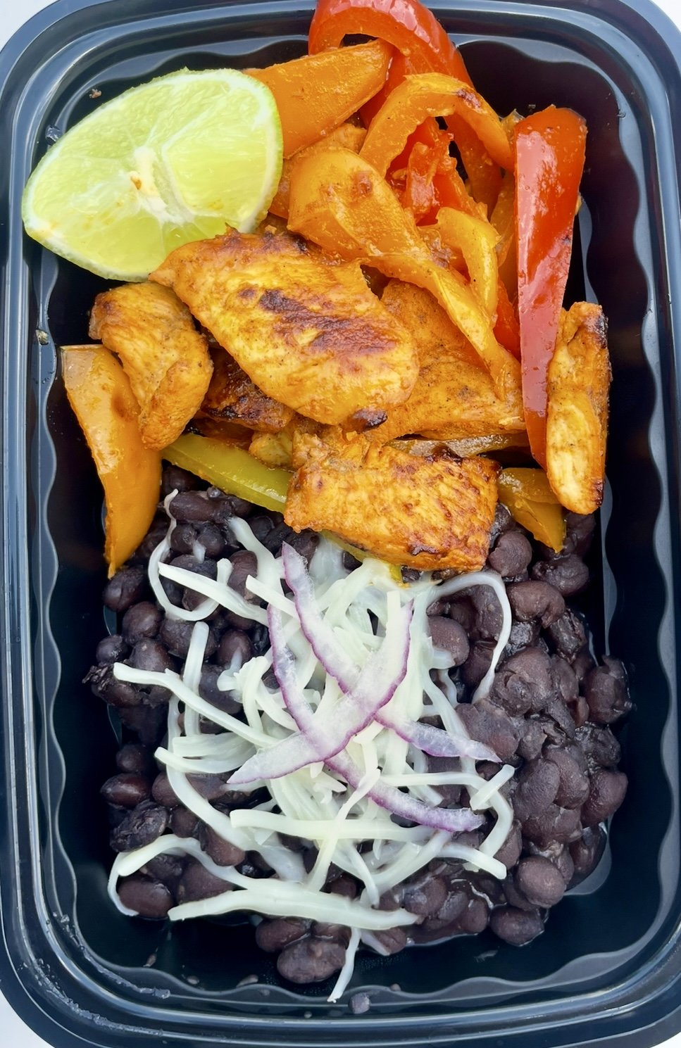 Chicken fajitas meal prep healthy