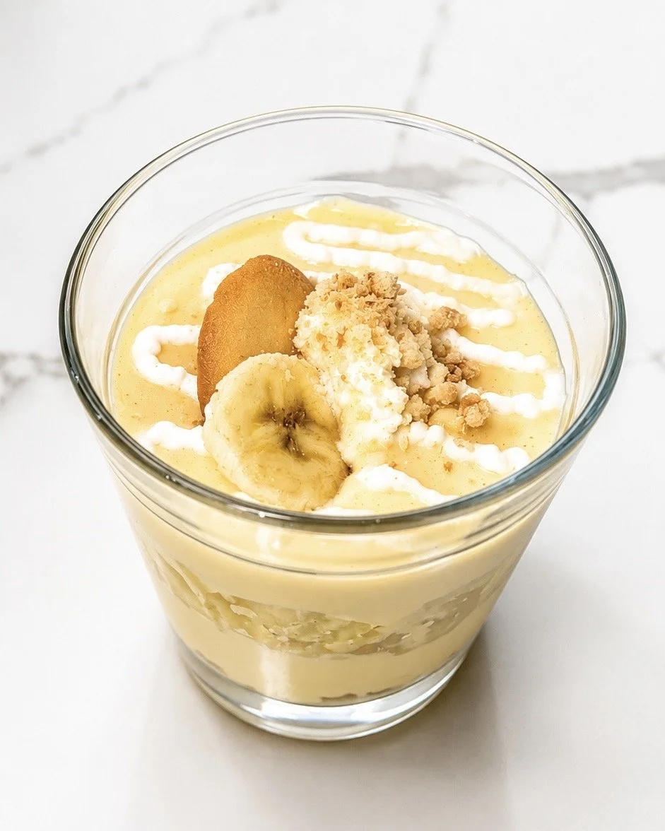 Velvet Banana Cream Parfait