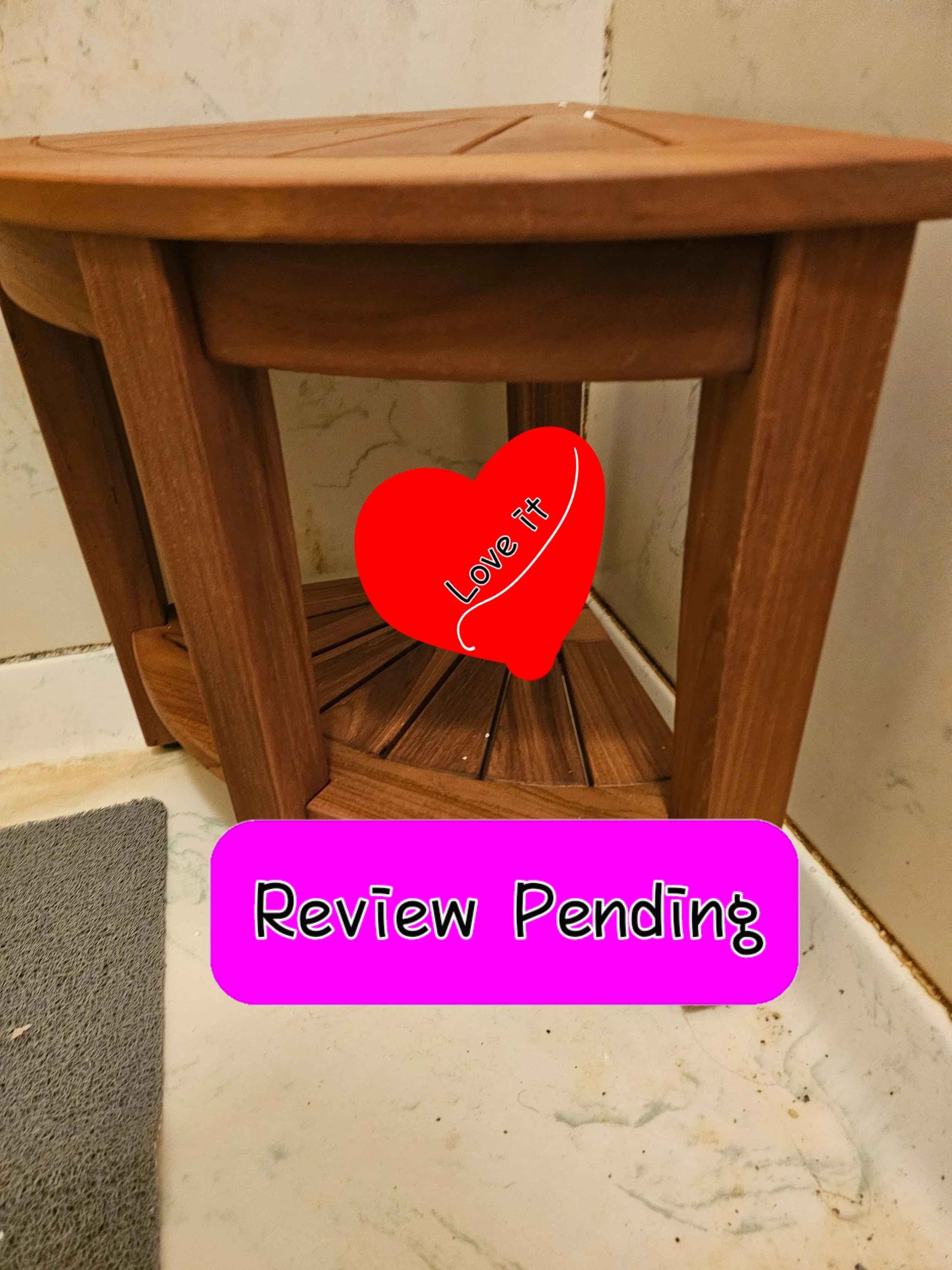 Teak Shower Bench