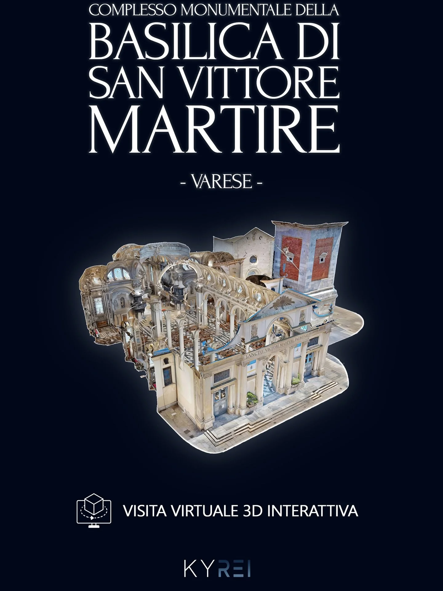 ✨ LA BELLEZZA DIVENTA ACCESSIBILE.
Abbiamo avuto il privilegio di virtualizzare uno dei luoghi pi&ugrave; significativi di Varese:
la Basilica di San Vittore, il Campanile del Bernascone e il Battistero di San Giovanni.

Tre spazi che custodiscono se