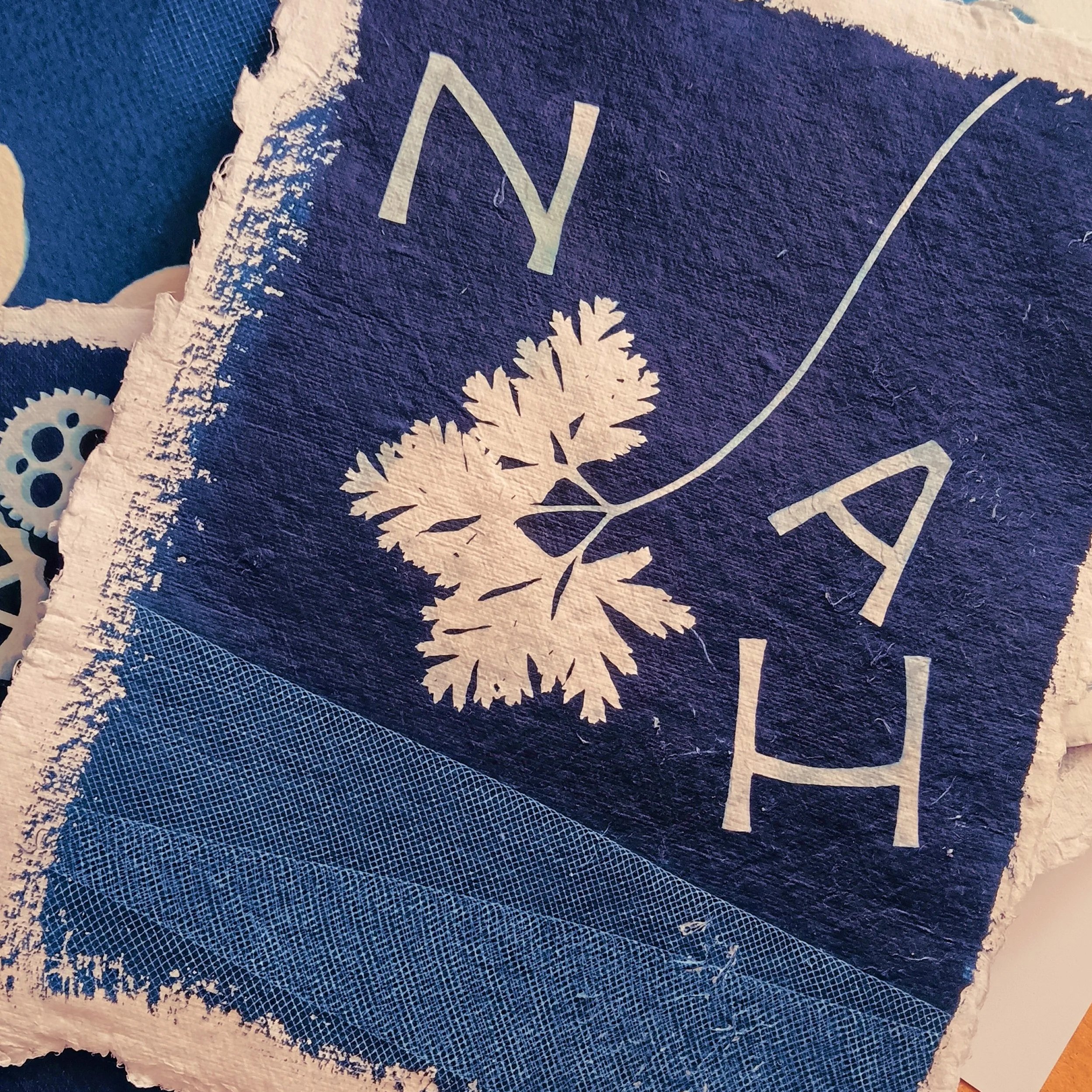 Cyano•typo•graphies