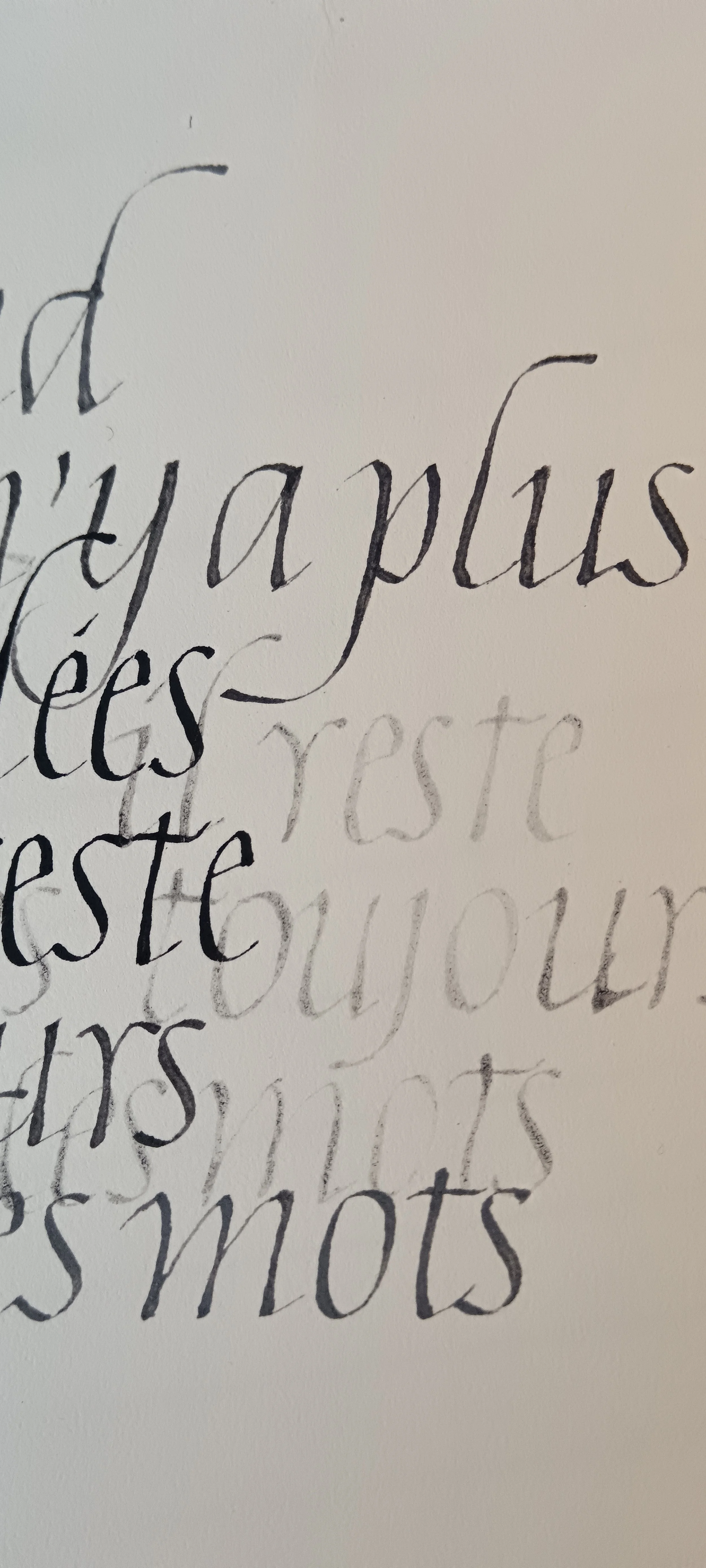Italic writing