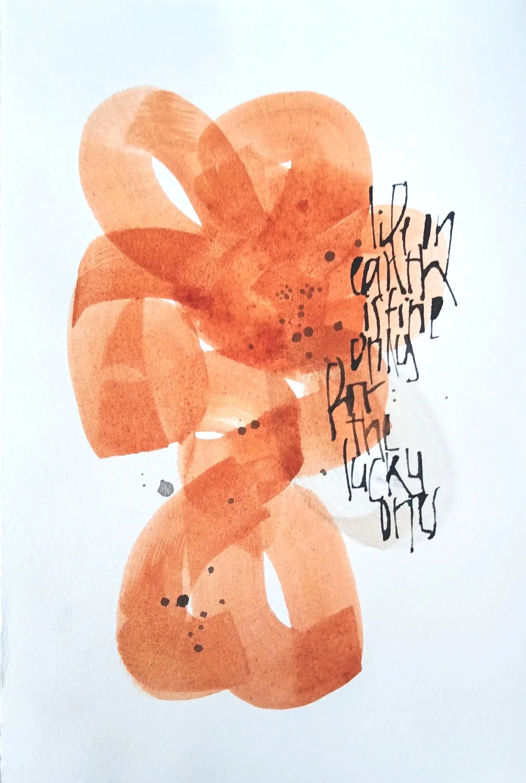 Expressive calligraphy composition