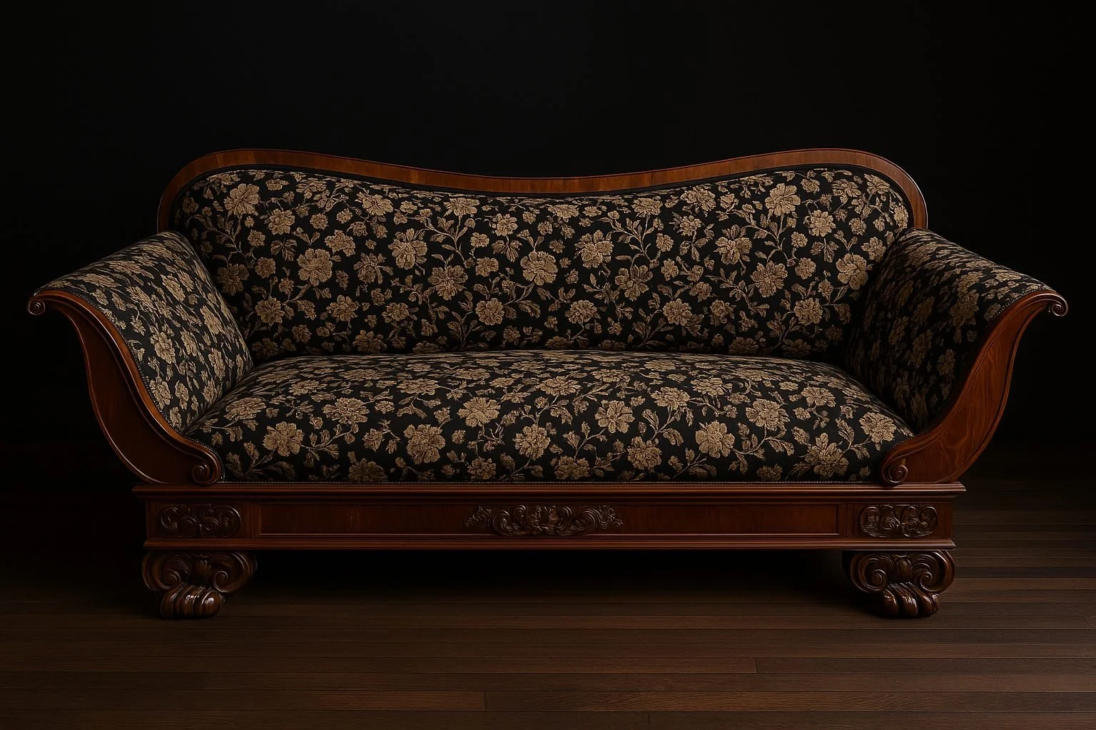 Antikes Biedermeier Sofa – Meisterhaft restauriert – Sterl-Design