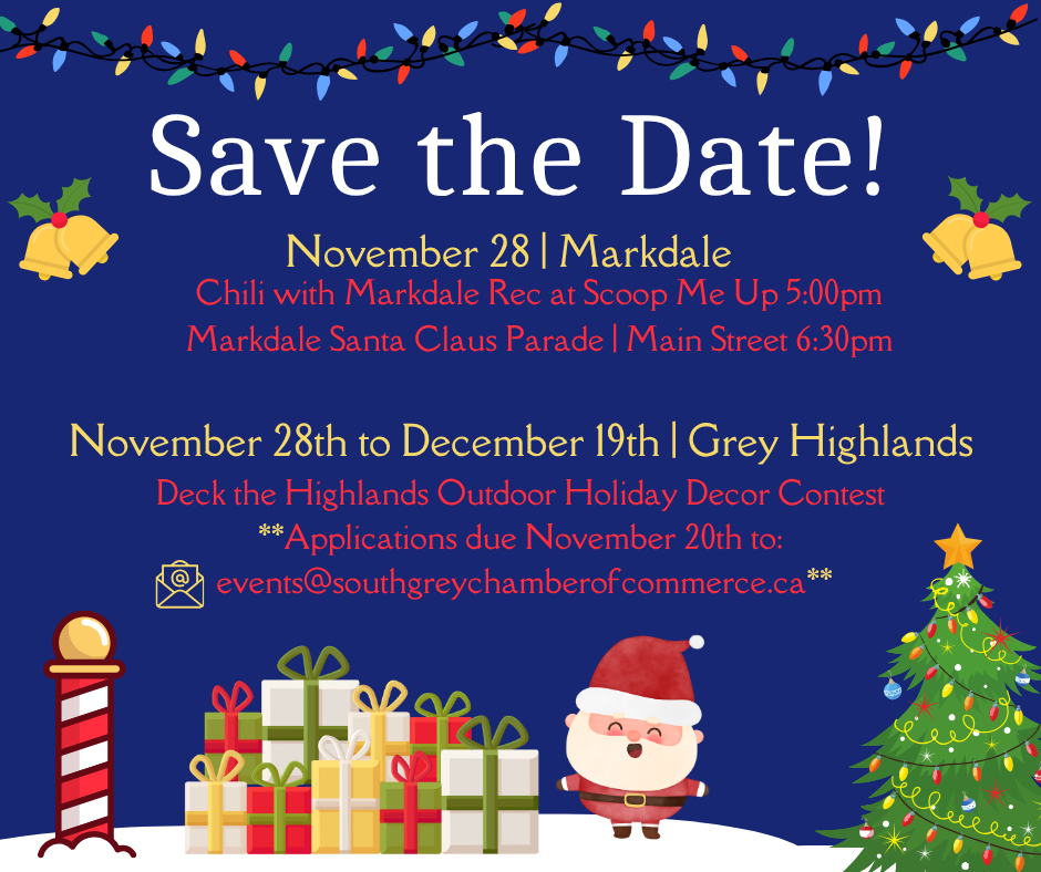 November 28 Markdale Santa Claus Parade