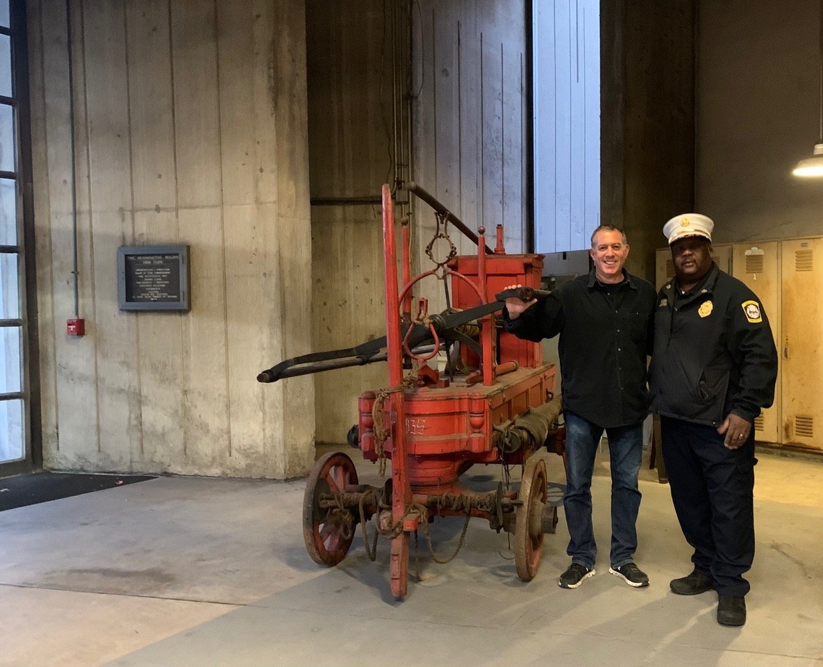 Chief Alston and Rob at the Pumper.jpeg