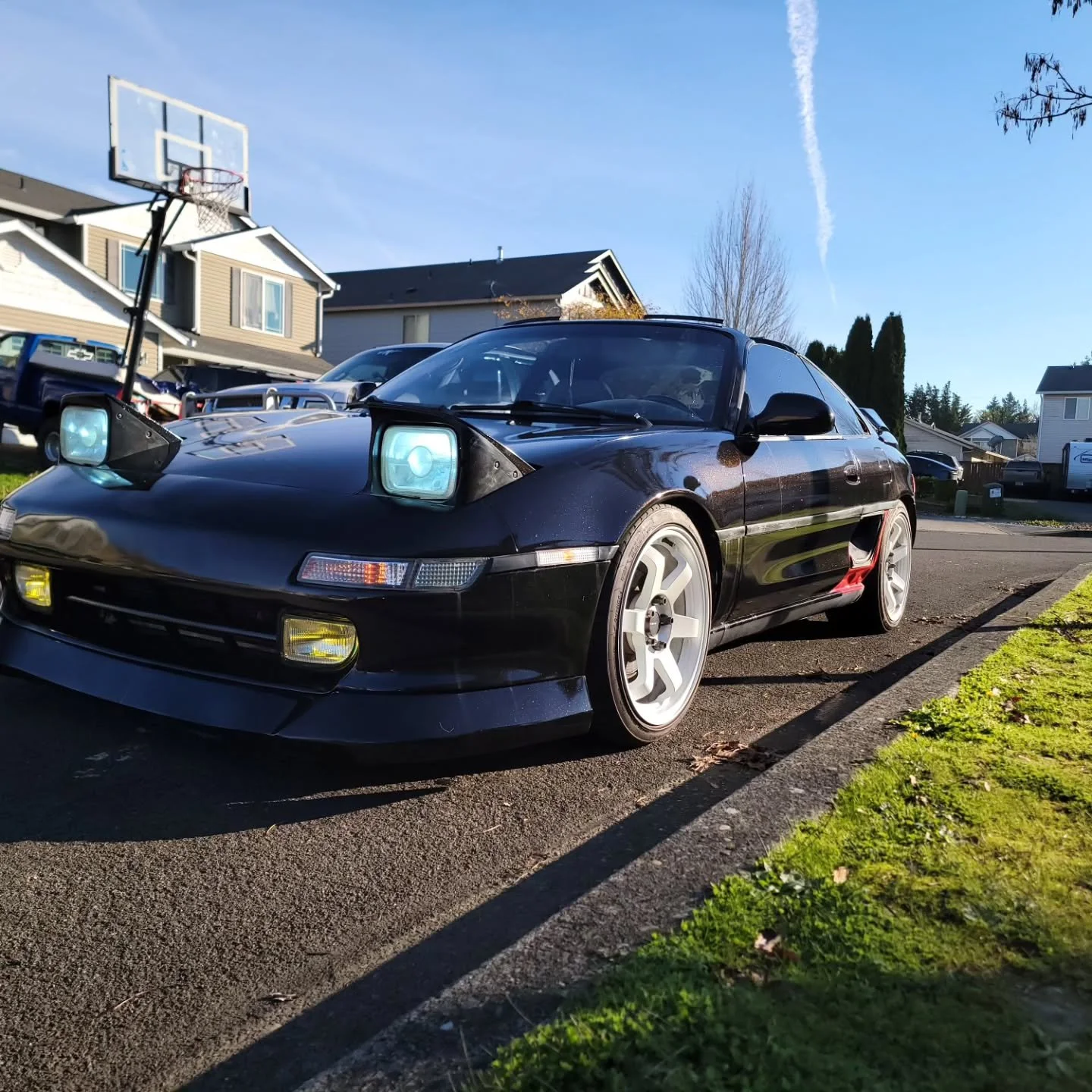 MR2 in 3M gloss ember black #carwrap #3mfilms #mr2