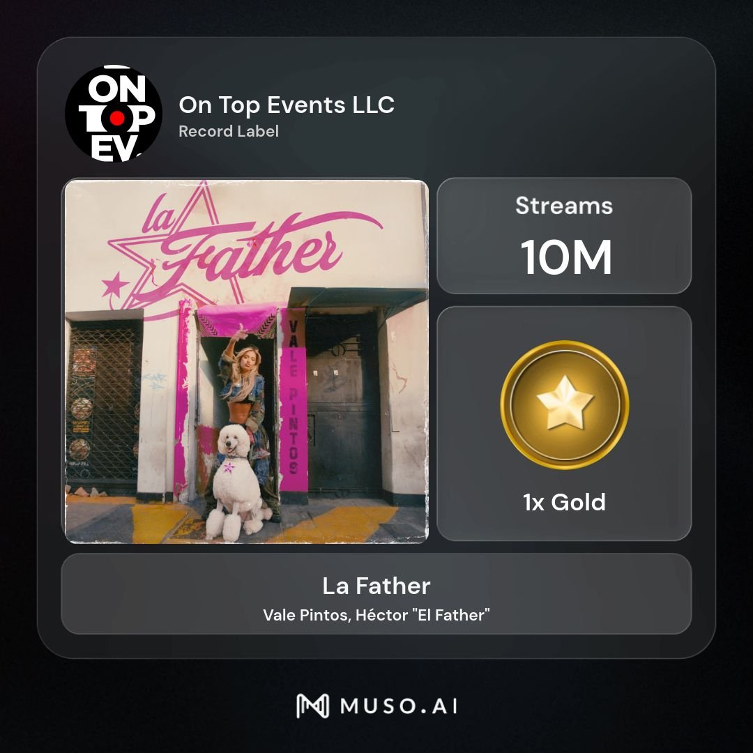 "La Father" Vale Pintos x Hector El Father 10M streams