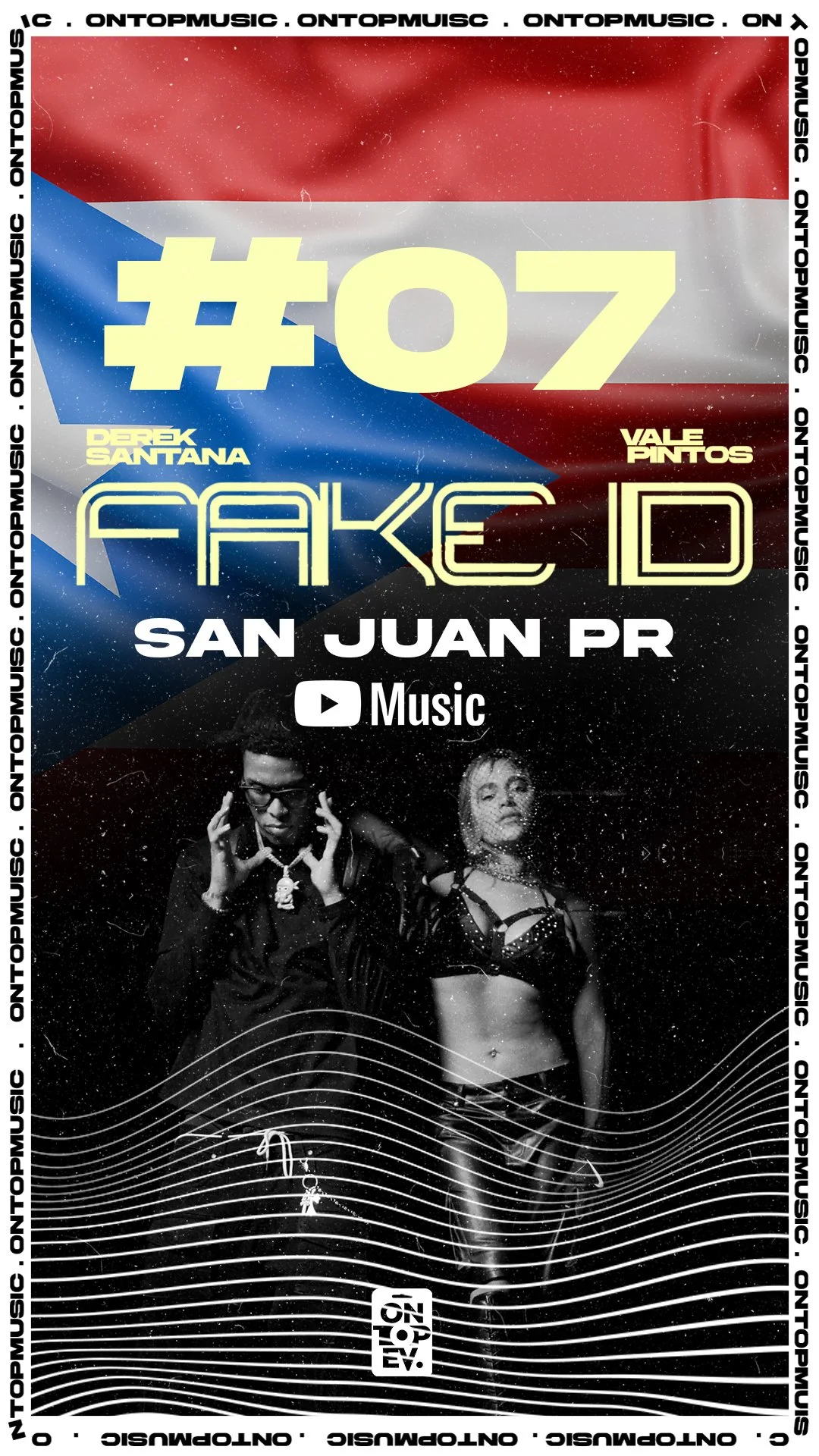 Vale Pintos x Dereck Santana Fake -ID llega a posición número 7 en YouTube  Puerto Rico