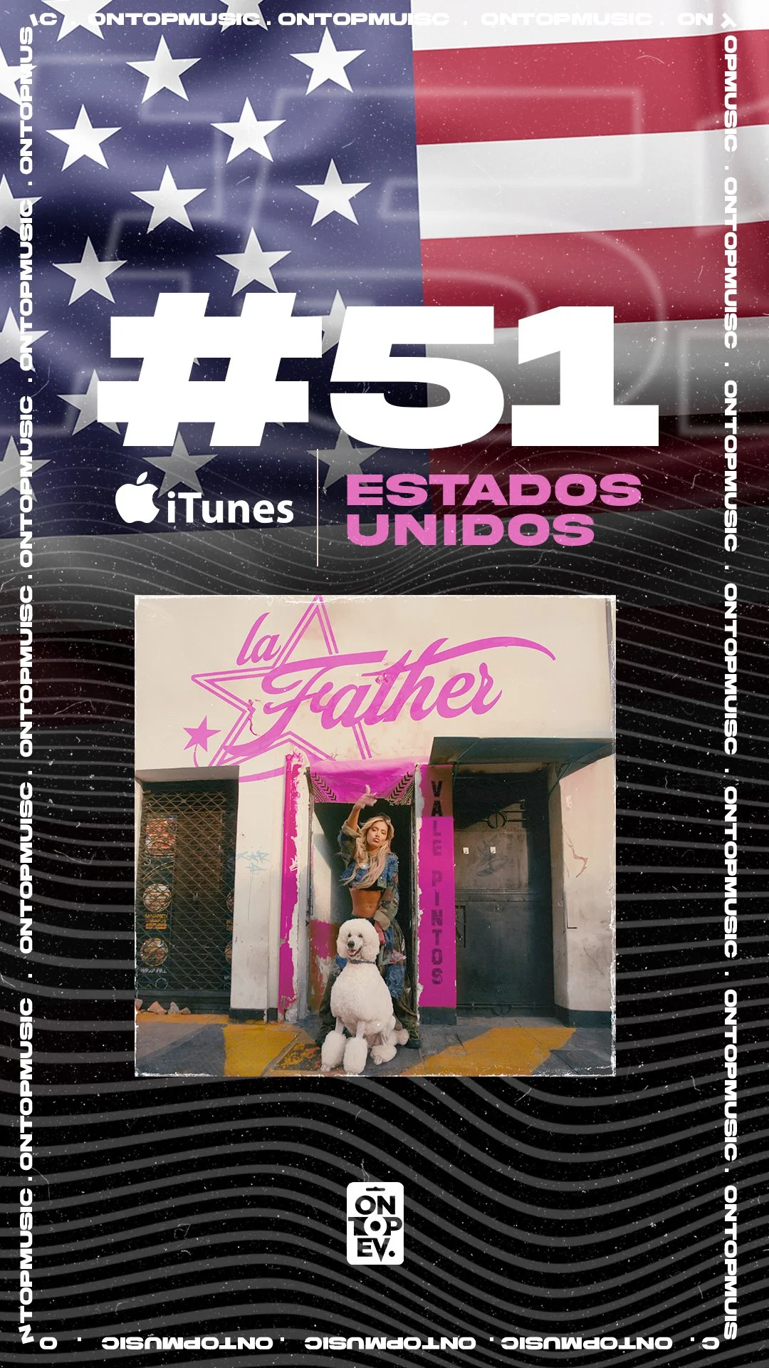 "La Father" Vale Pintos x Hector El Father llega a posicion 51 I Tunes Estados Unidos