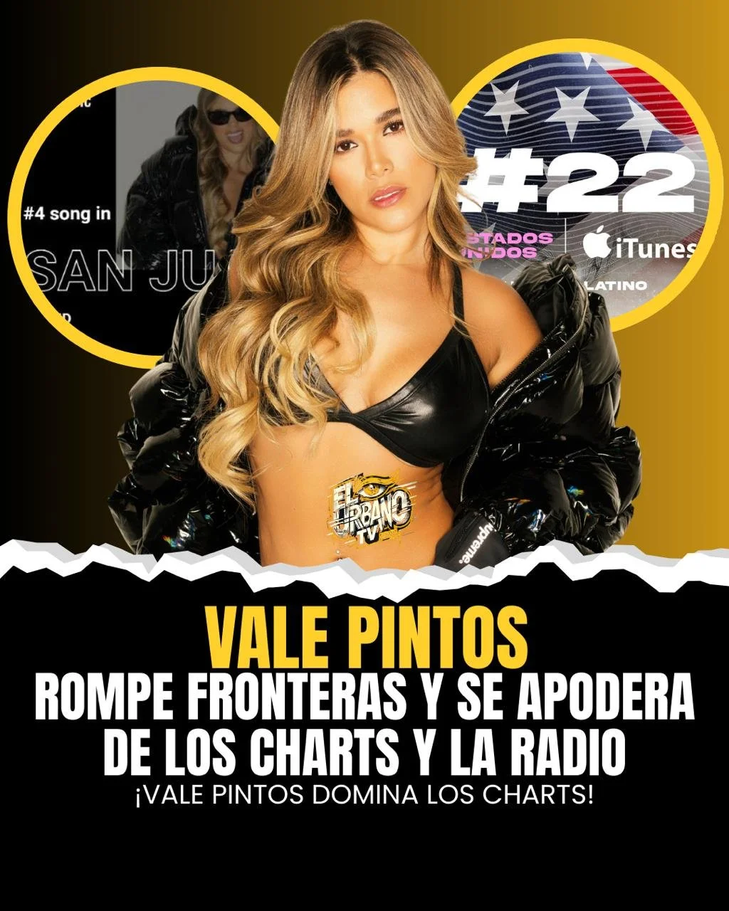 Vale Pintos, La próxima mega estrella del género urbano latino llega posición #22