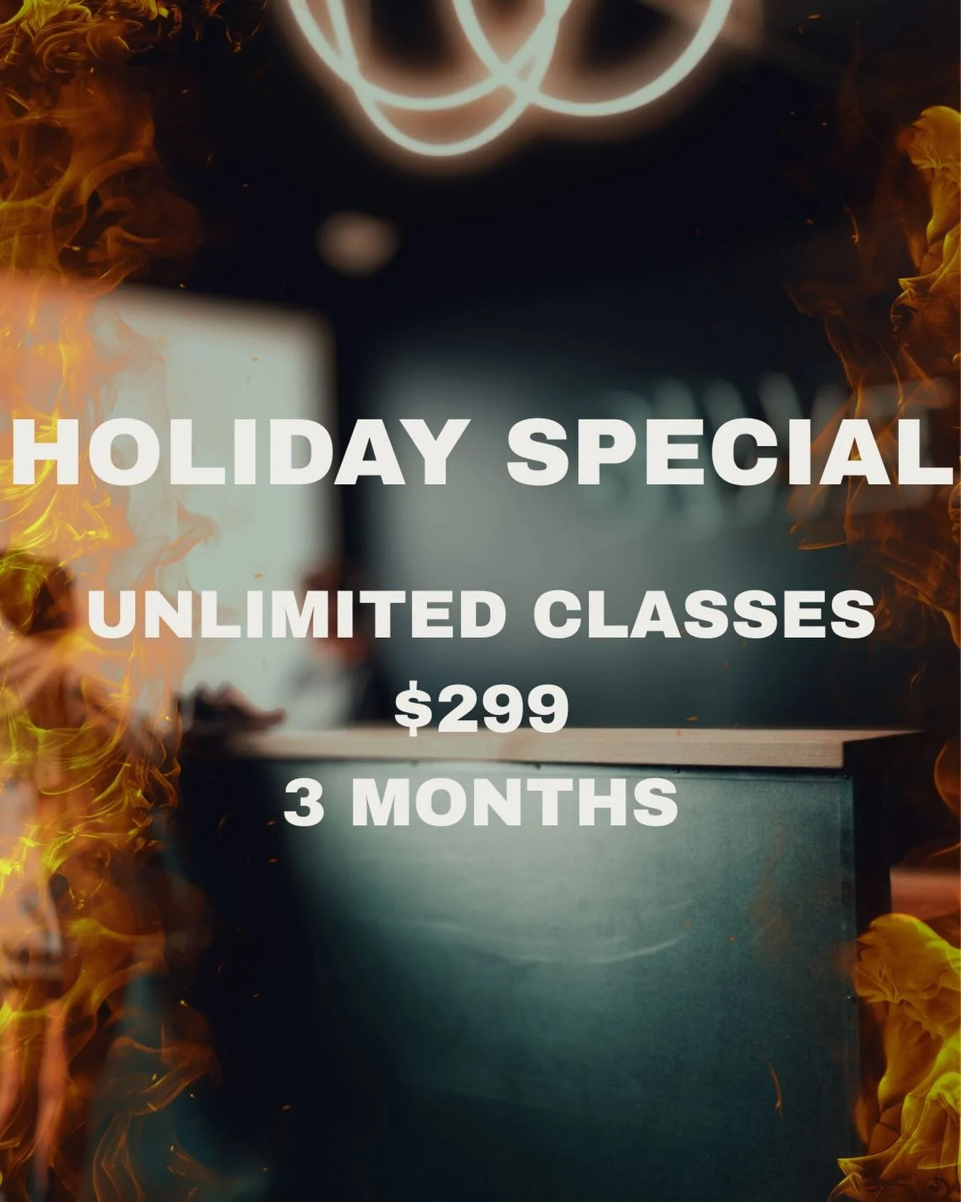 IT&rsquo;S HERE&hellip;

Unlimited classes💧$299💧3 Months

Finish your year strong
&amp; kick off the New Year even stronger❤️&zwj;🔥

🖤Offer is available now until 11/28
🖤MEMBERSHIP ACTIVATED ON 11/28
🖤Only available to those not currently on a 