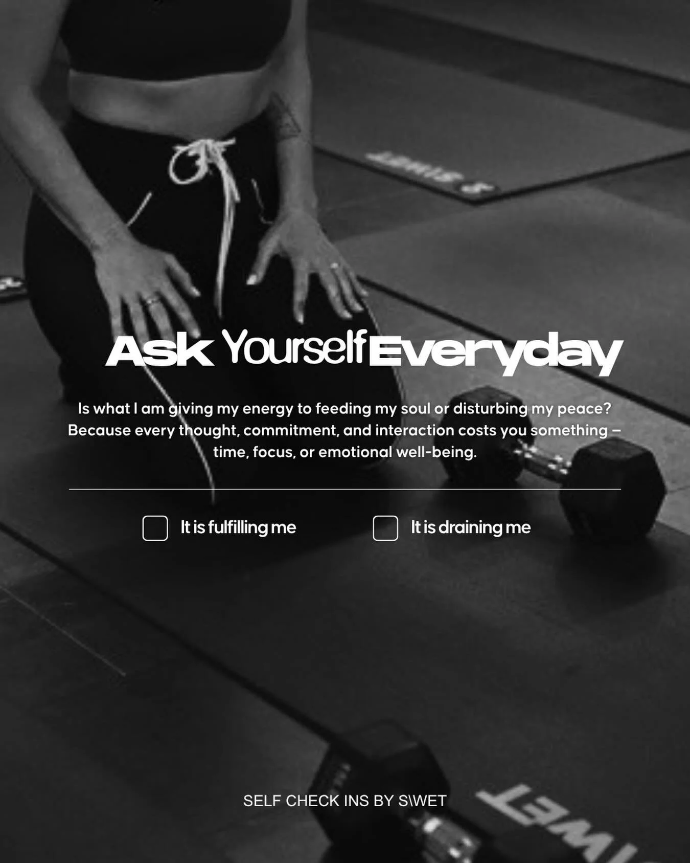 Your body knows before your mind catches up.

The heaviness before something that no longer serves you. The lightness after a class, a conversation, a moment that actually filled you back up.

That&rsquo;s not a coincidence, it&rsquo;s your body tell