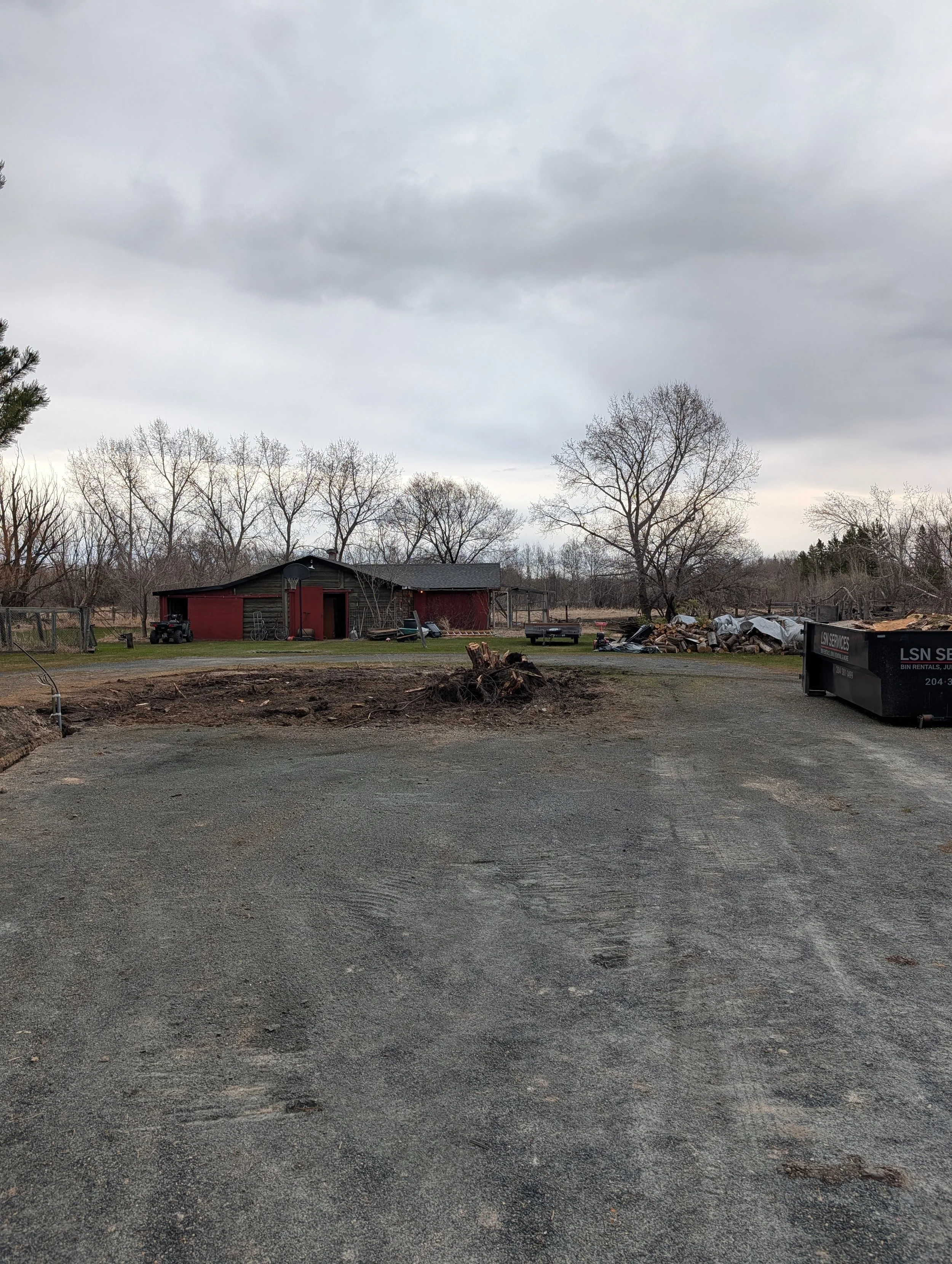 Garage demo we completed 
