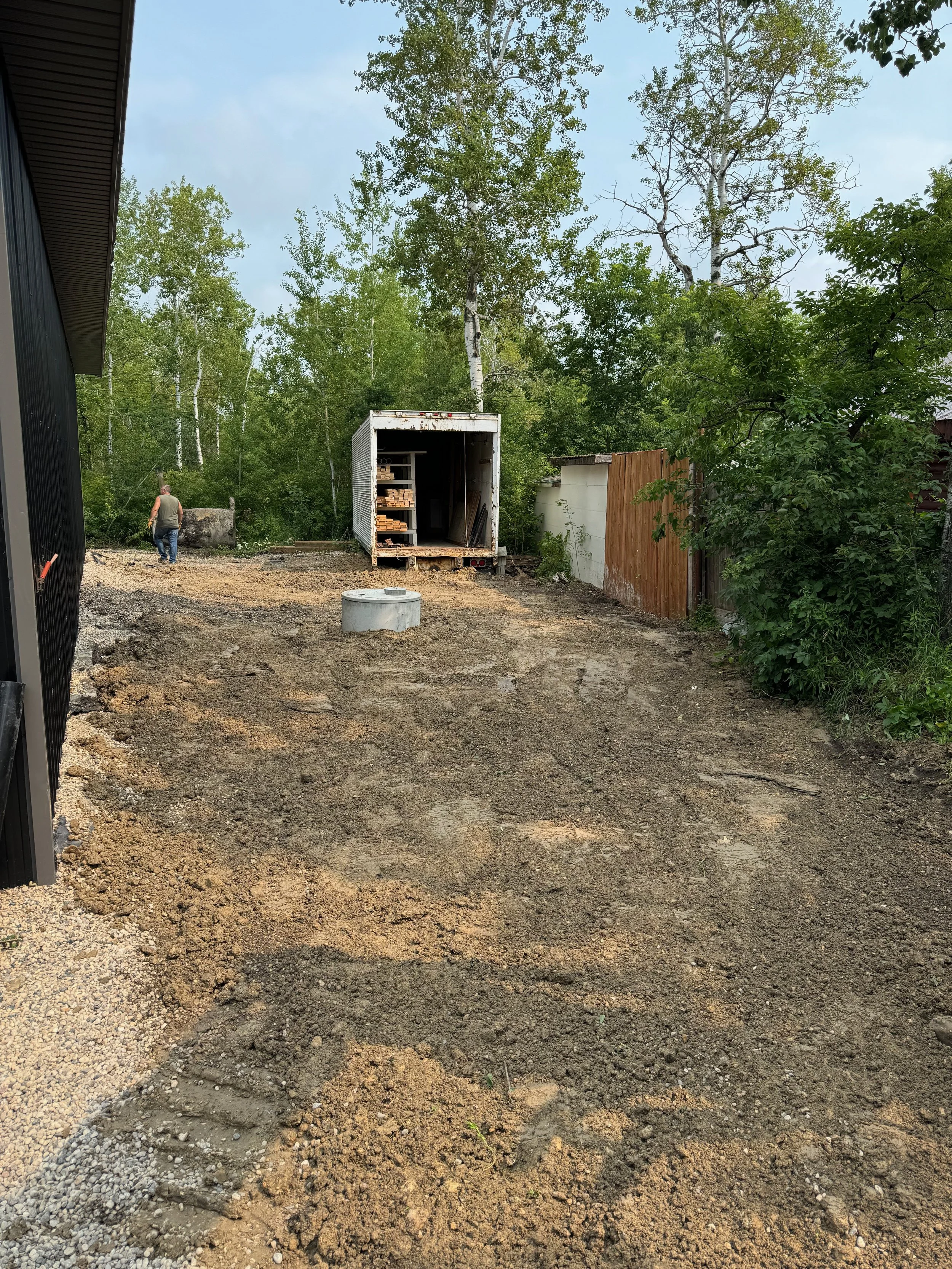 Holding tank we installed in St. Malo