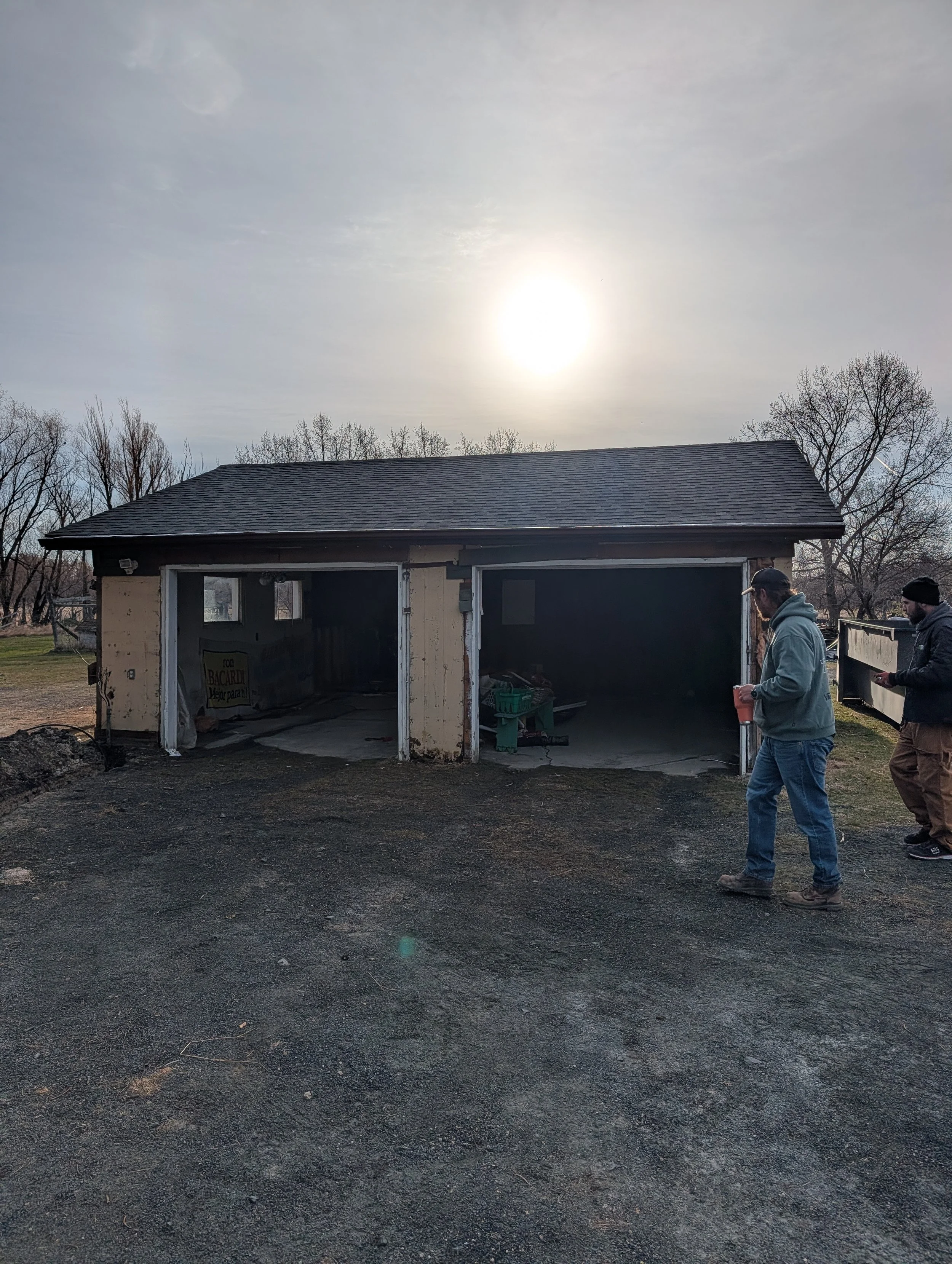 Garage demo we completed 