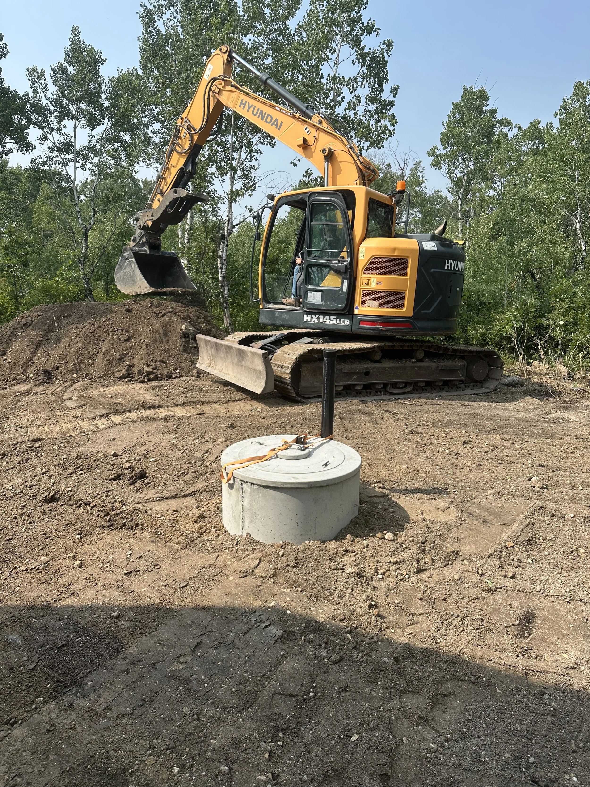 Holding tank we installed 