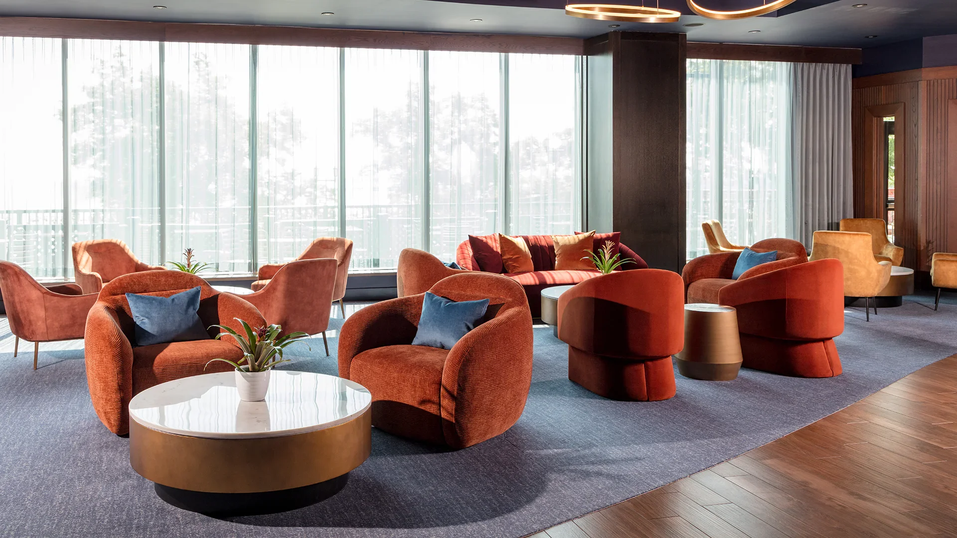 Hotel Lobby & In-Room Furniture Example