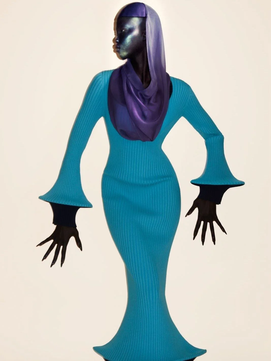 #nailsbydawnsterling | @nailglam | @anokyai | @_e.d.m.a

Photographed by @carlijnjacobs 
Styled by @mr_carlos_nazario
Beauty Direction: @yad1m 
Hair: @jawaraw 
Nails: @nailglam