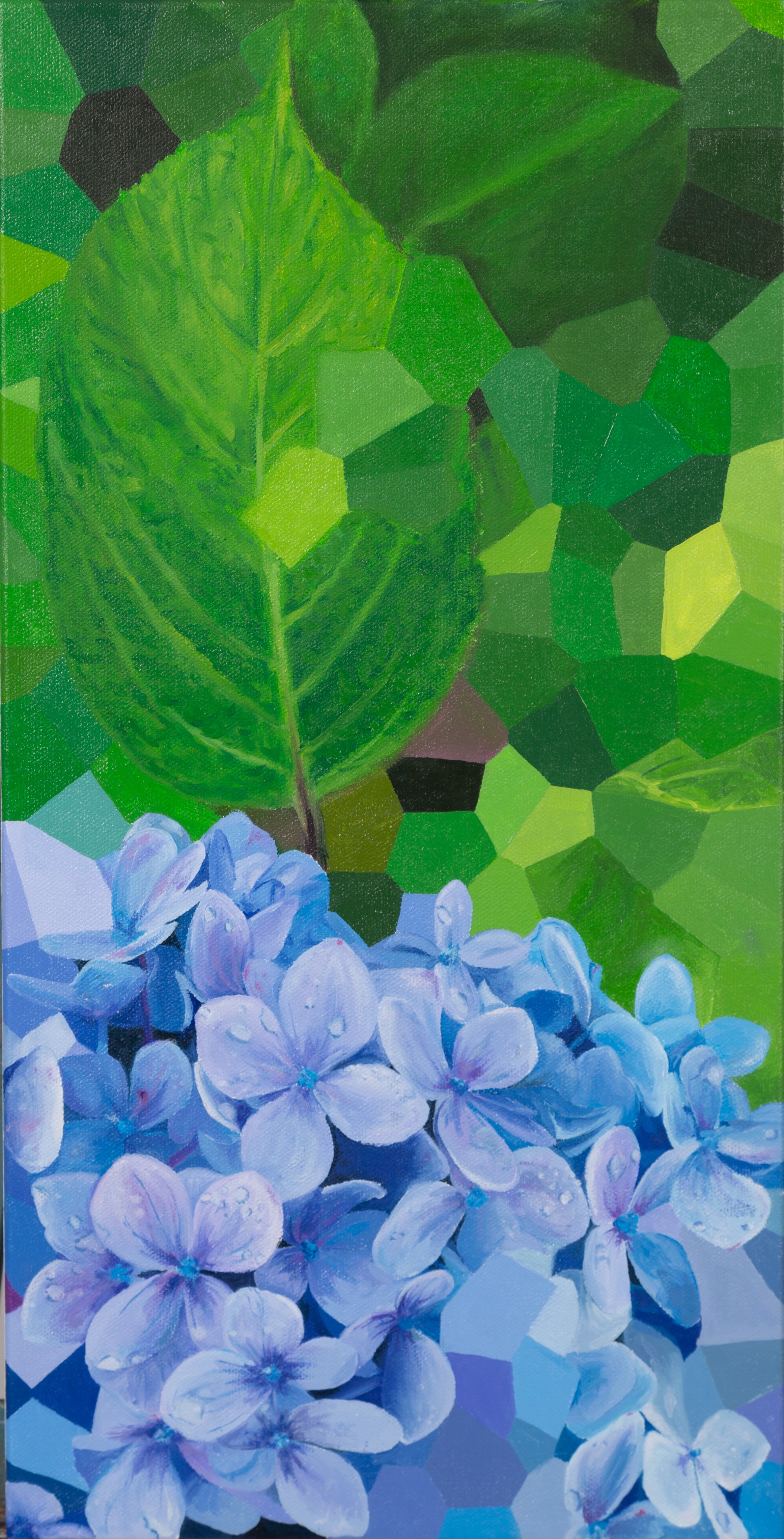 Hydrangea
20x10, oil on canvas, 2025
