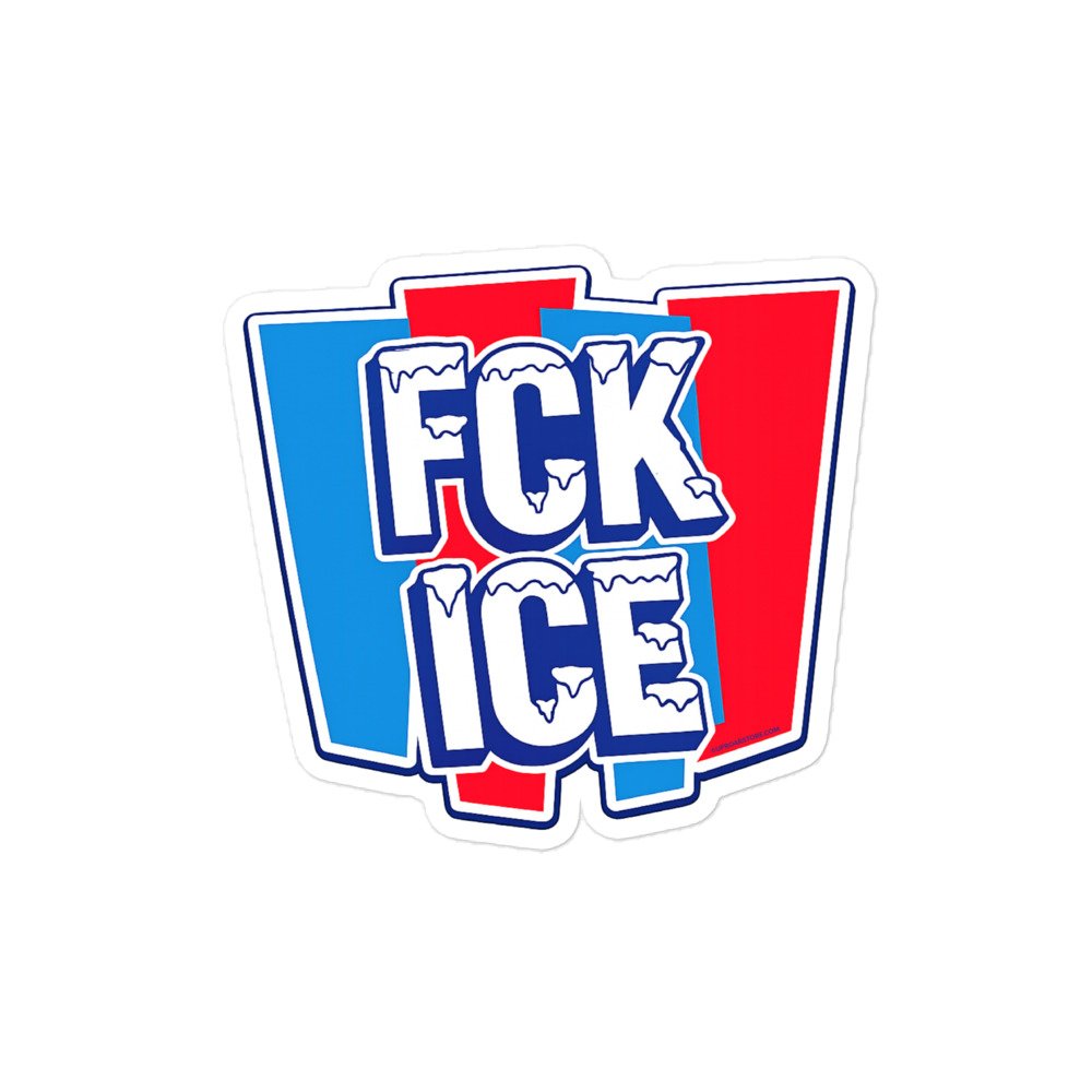 Throwback FCKICE Sticker (4")