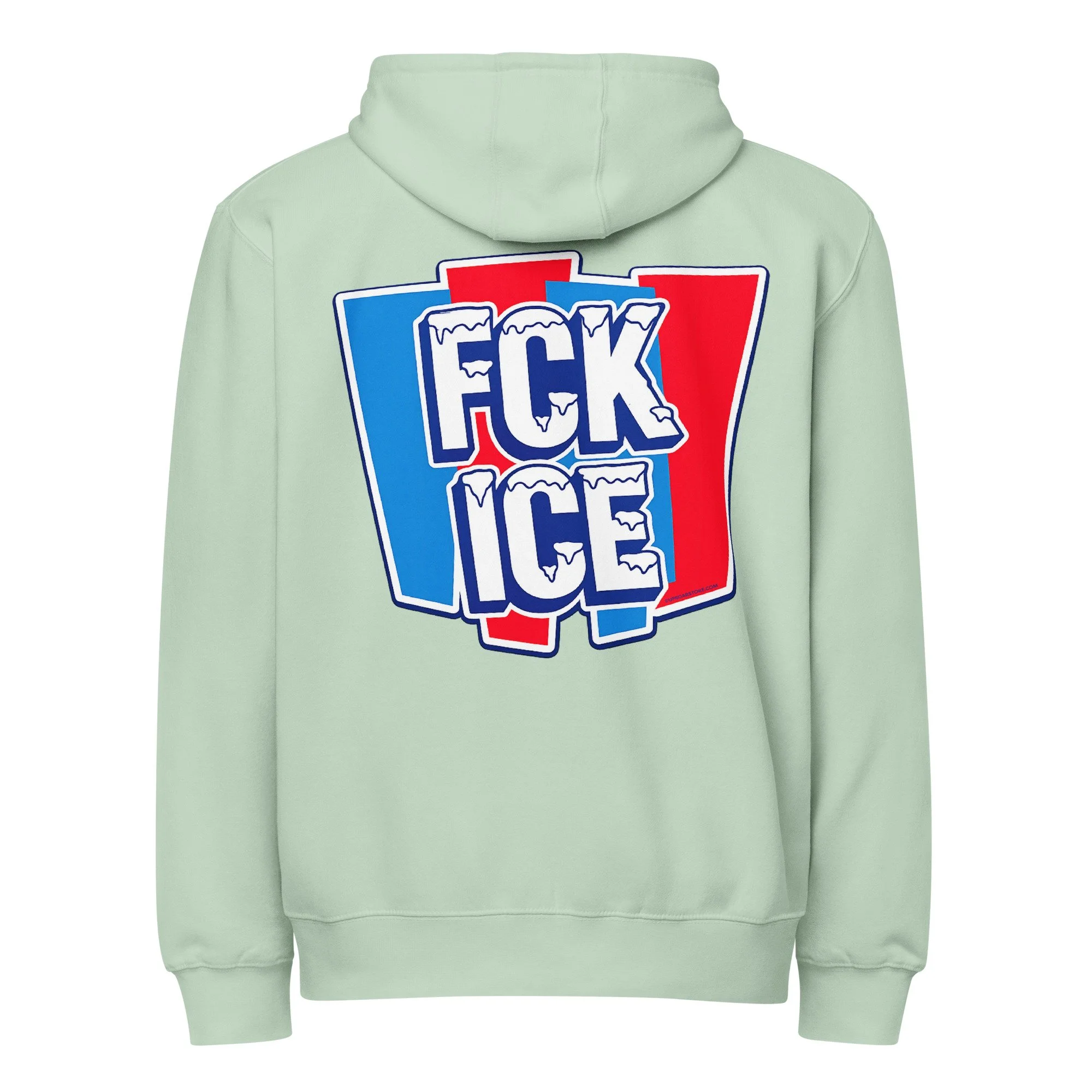 Throwback FCKICE Premium Full Zip Hoodie