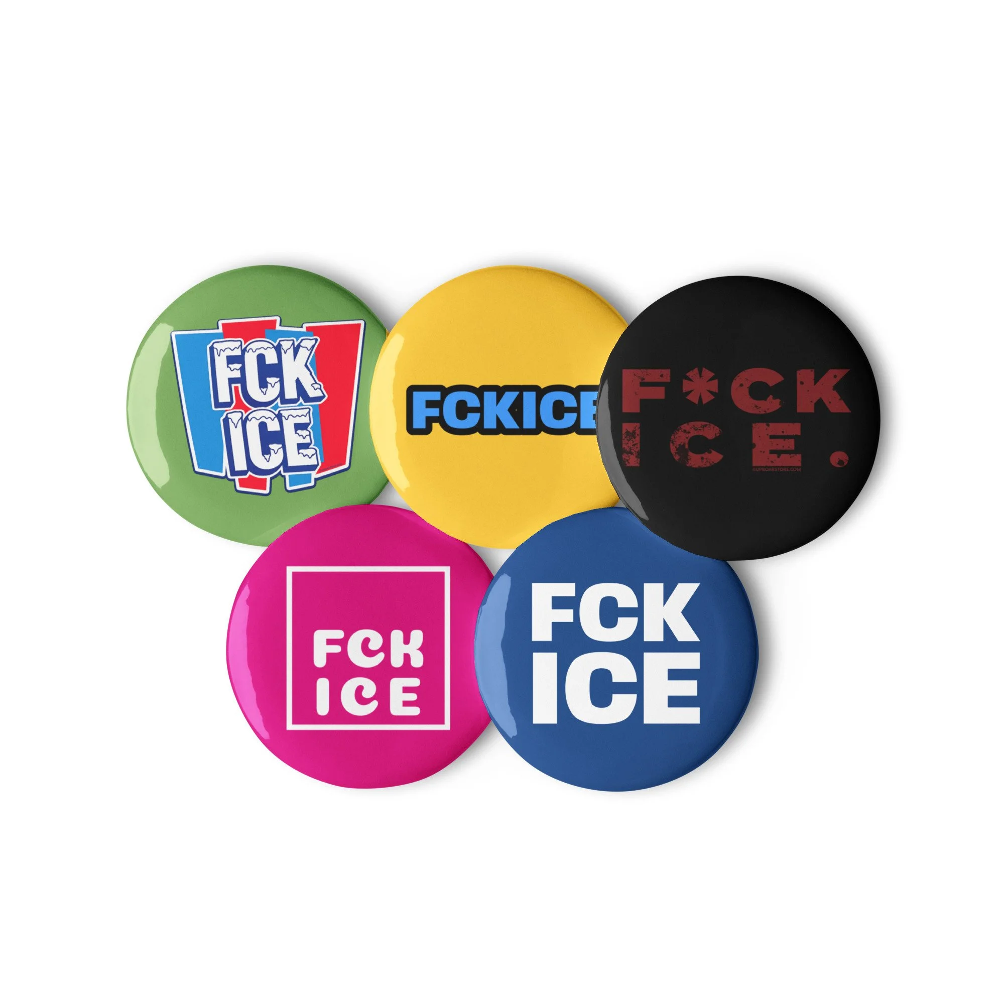 FCKICE Set of Pin Buttons (2.25")