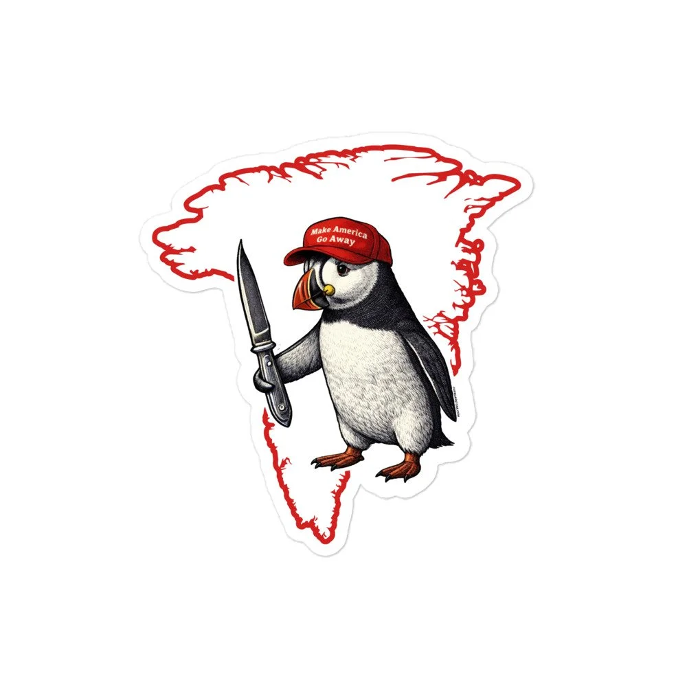"MAGA" Puffin Sticker (4")