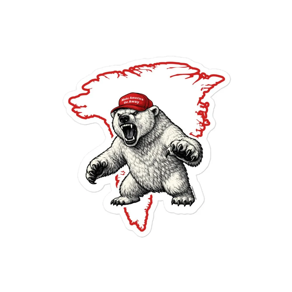 "MAGA" Bear Sticker (4")