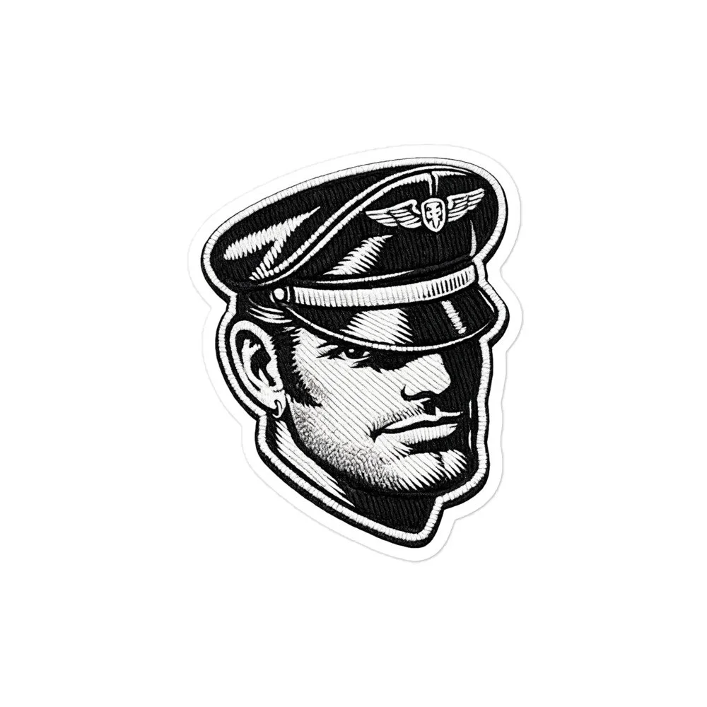 Leather Daddy Patch Sticker (4")