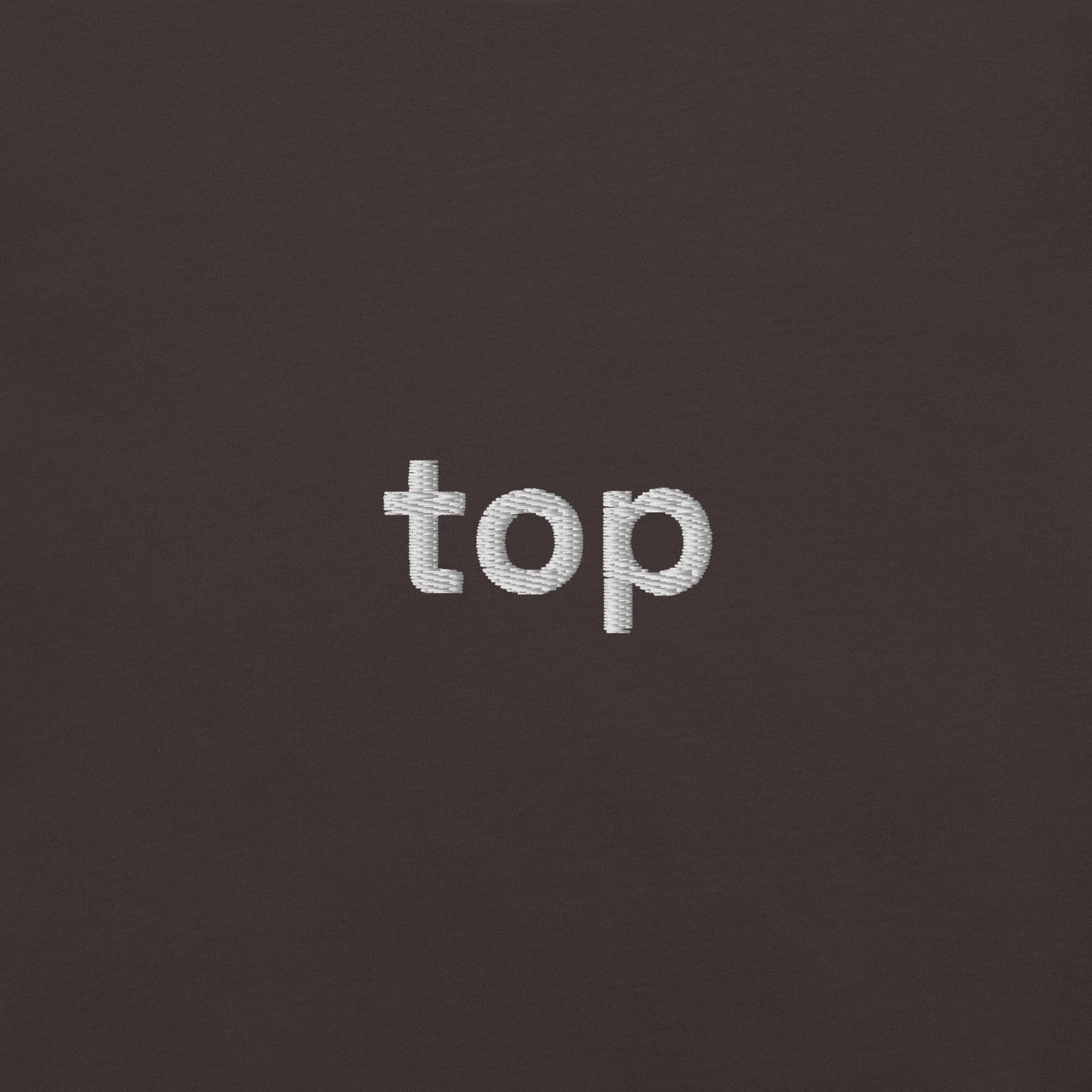 Stitched Signals "TOP" Embroidered T-Shirt