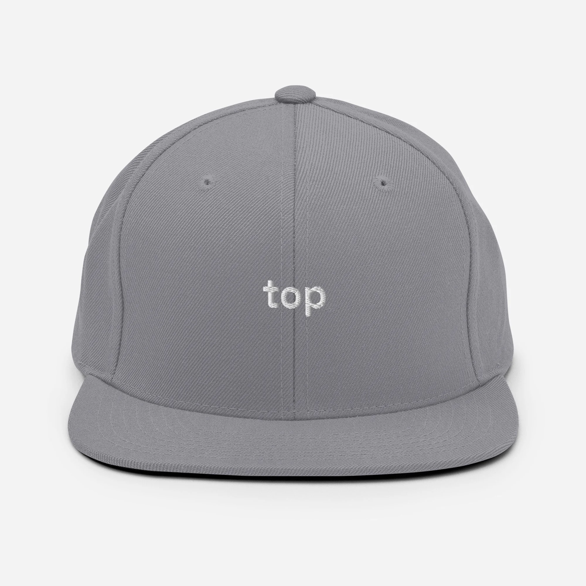 Stitched Signals "TOP" Embroidered Snapback Hat