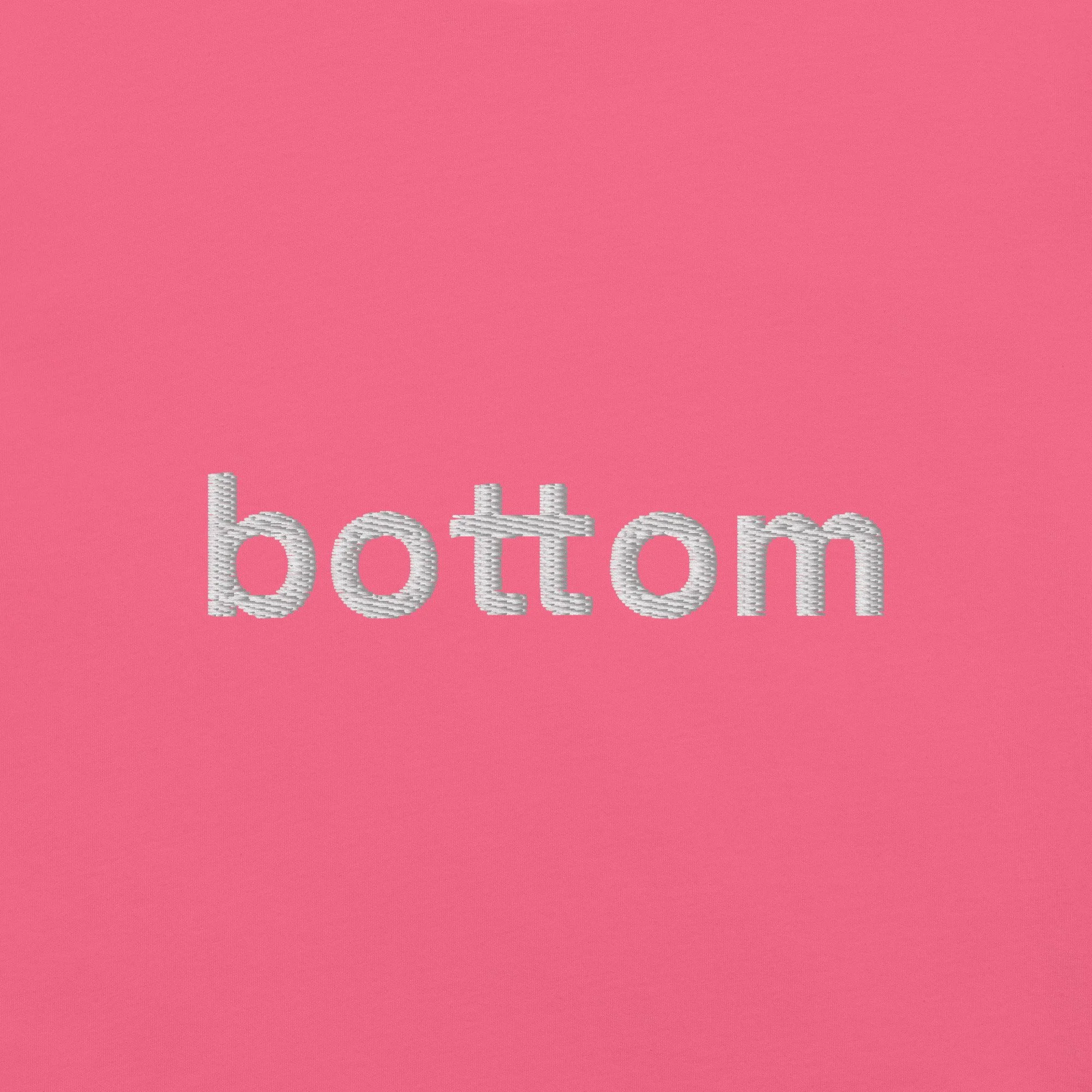 Stitched Signals "BOTTOM" Embroidered T-Shirt