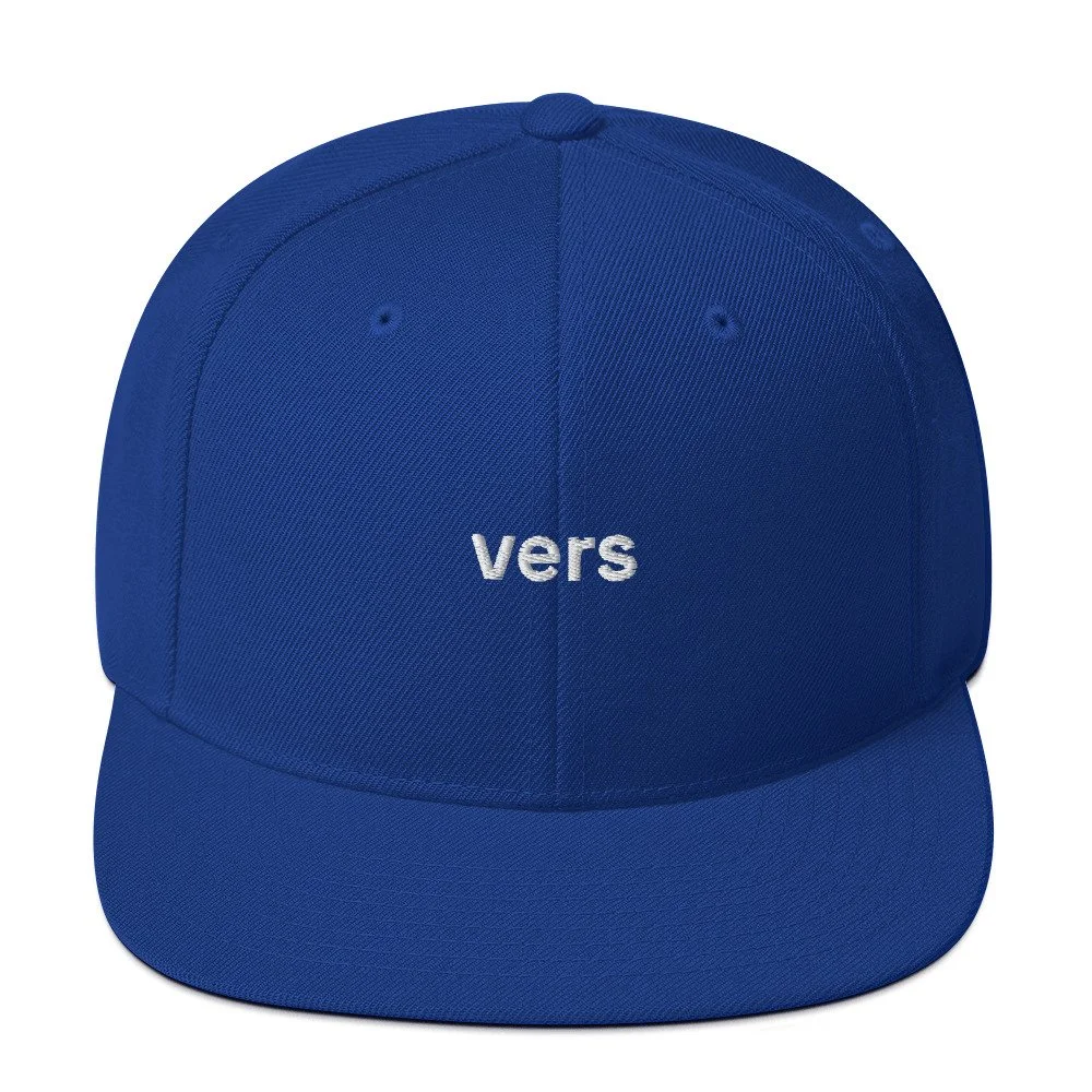 Stitched Signals "VERS" Embroidered Snapback Hat