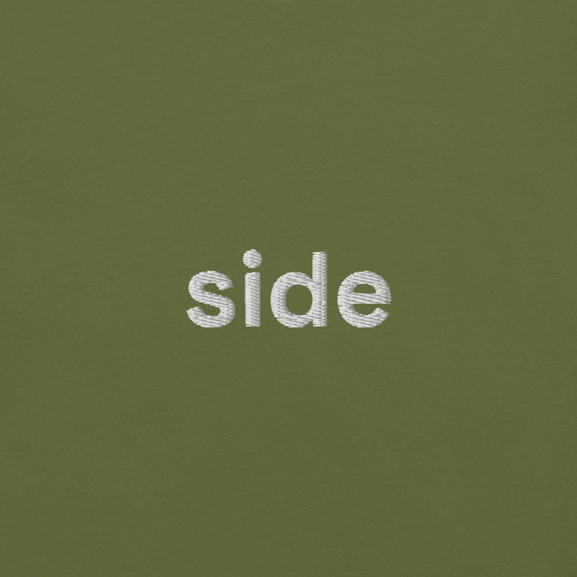 Stitched Signals "SIDE" Embroidered T-Shirt