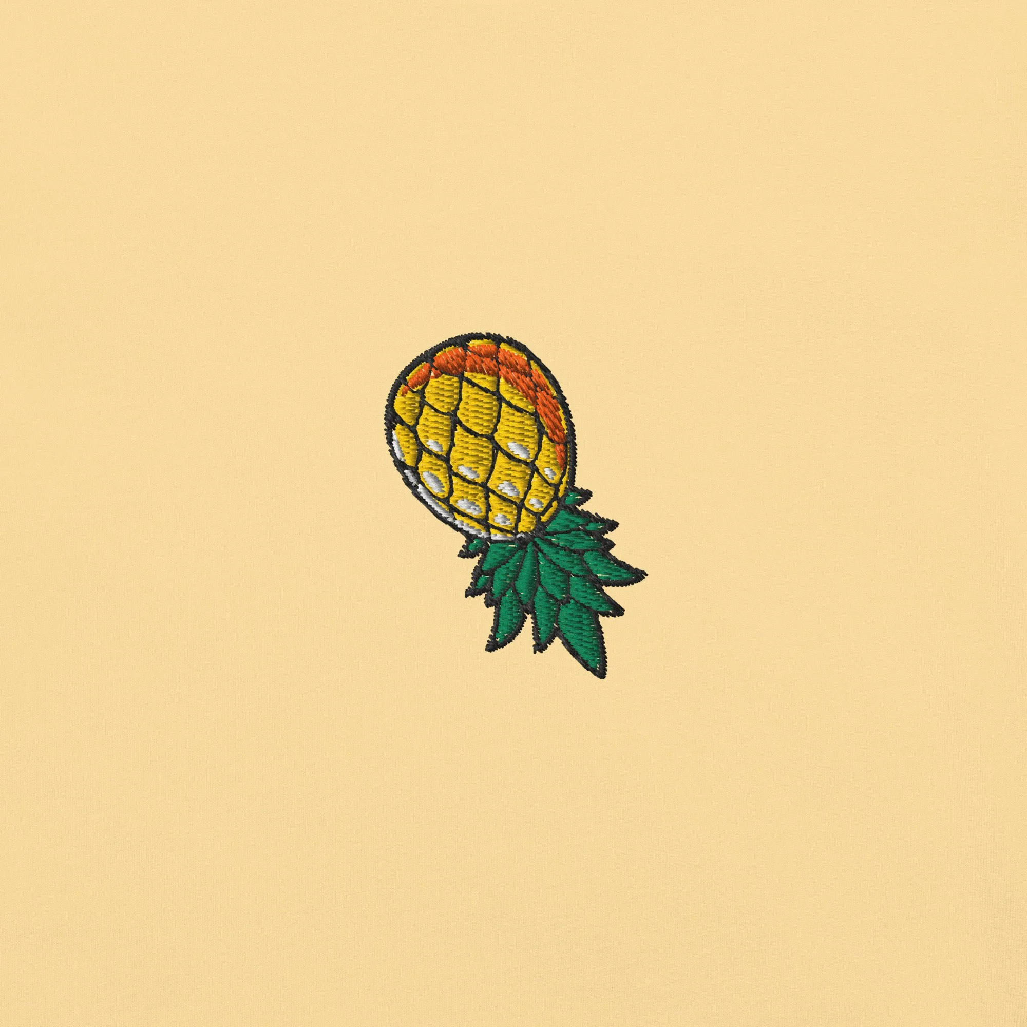 Stitched Signals "PINEAPPLE" Garment-Dyed Embroidered T-Shirt