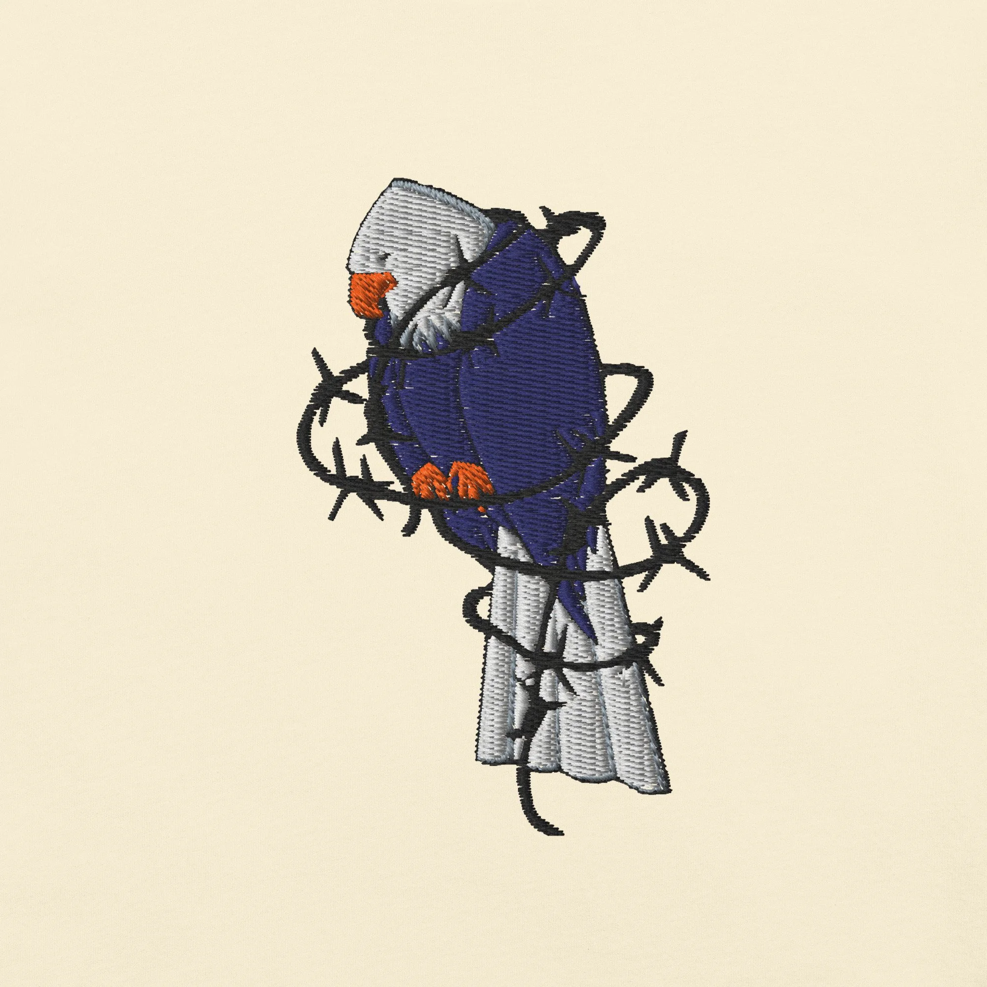 Stitched Signals "EAGLE" Garment-Dyed Embroidered T-Shirt