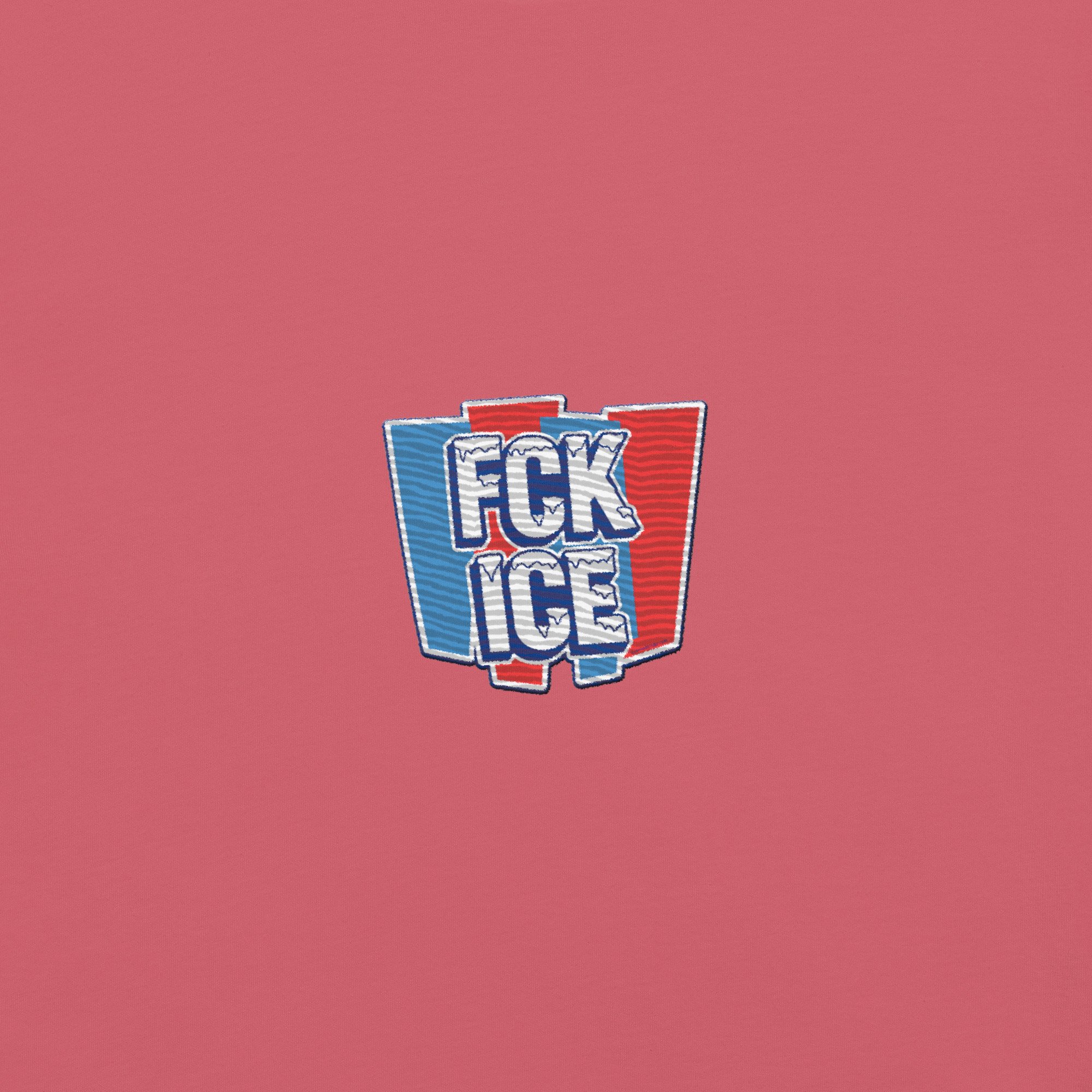 Stitched Signals "FCKICE" Garment-Dyed Embroidered T-Shirt