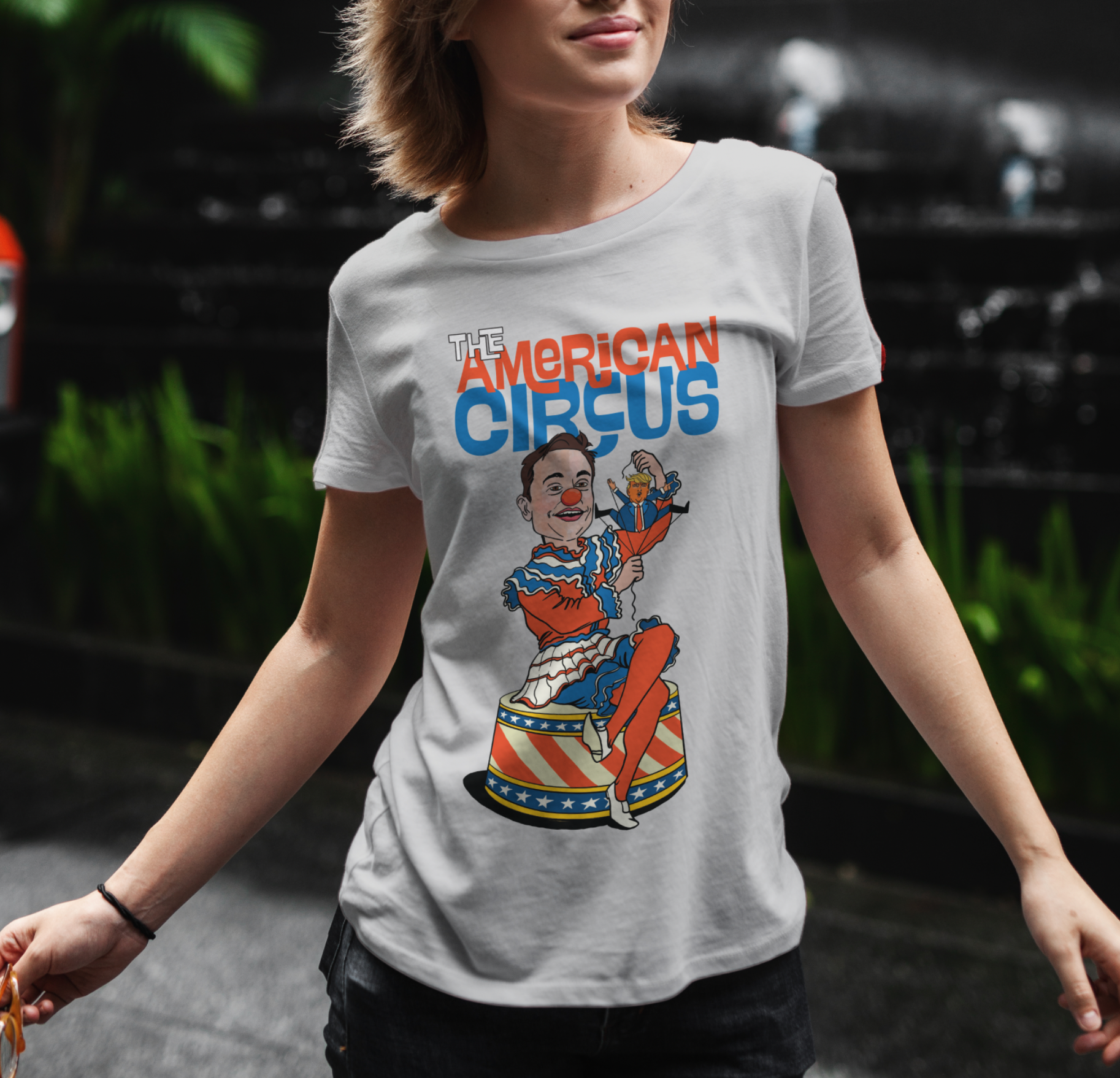 American Circus "The Fool" Unisex Garment-Dyed T-Shirt
