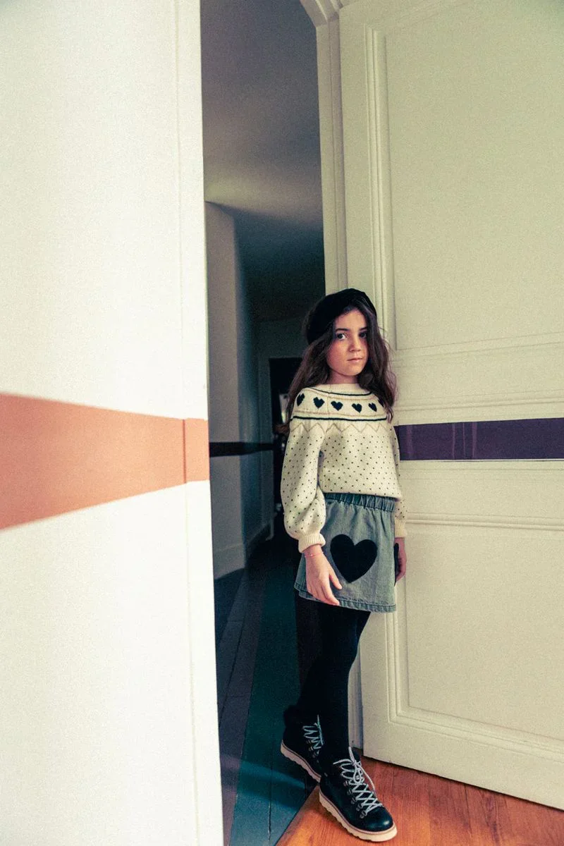 Louis Louise Teacher Skirt - Grey