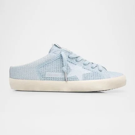 Sabot Embroidered Cotton Slide Sneakers