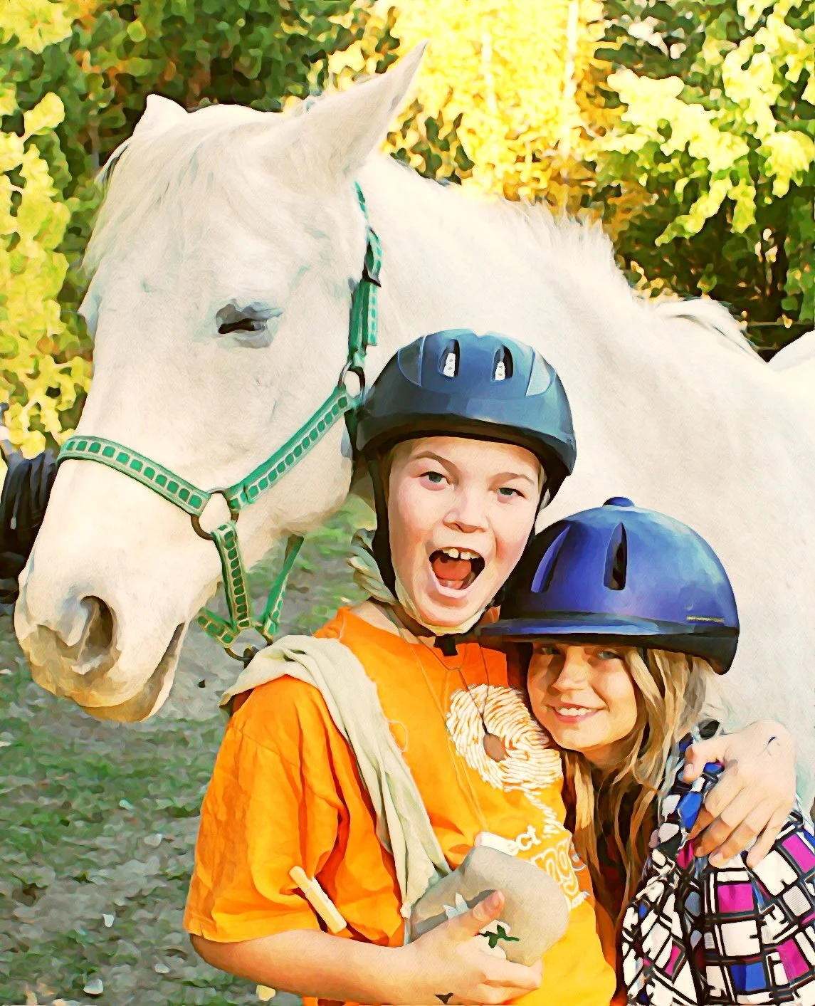 Blast from the past! This is the kind of joy learning from horses can invoke. 

Register your childe for an unforgetable journey of self discovery and learning with horses. Visit our website to find out more littleoasisequine.com/youth-programs

#Lit