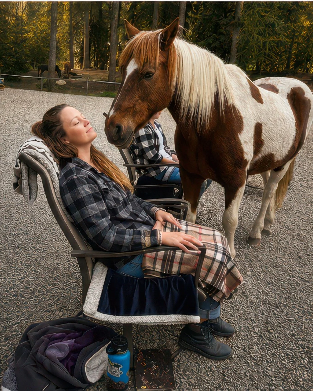 What an honour to host these amazing humans at Little Oasis Equine's very first Wild Calm: Breathwork &amp; Horse Wisdom evening with Stacey @right.through.it 🌬🐴✨

As the evening unfolded, the horses met each participant with such quiet presence an
