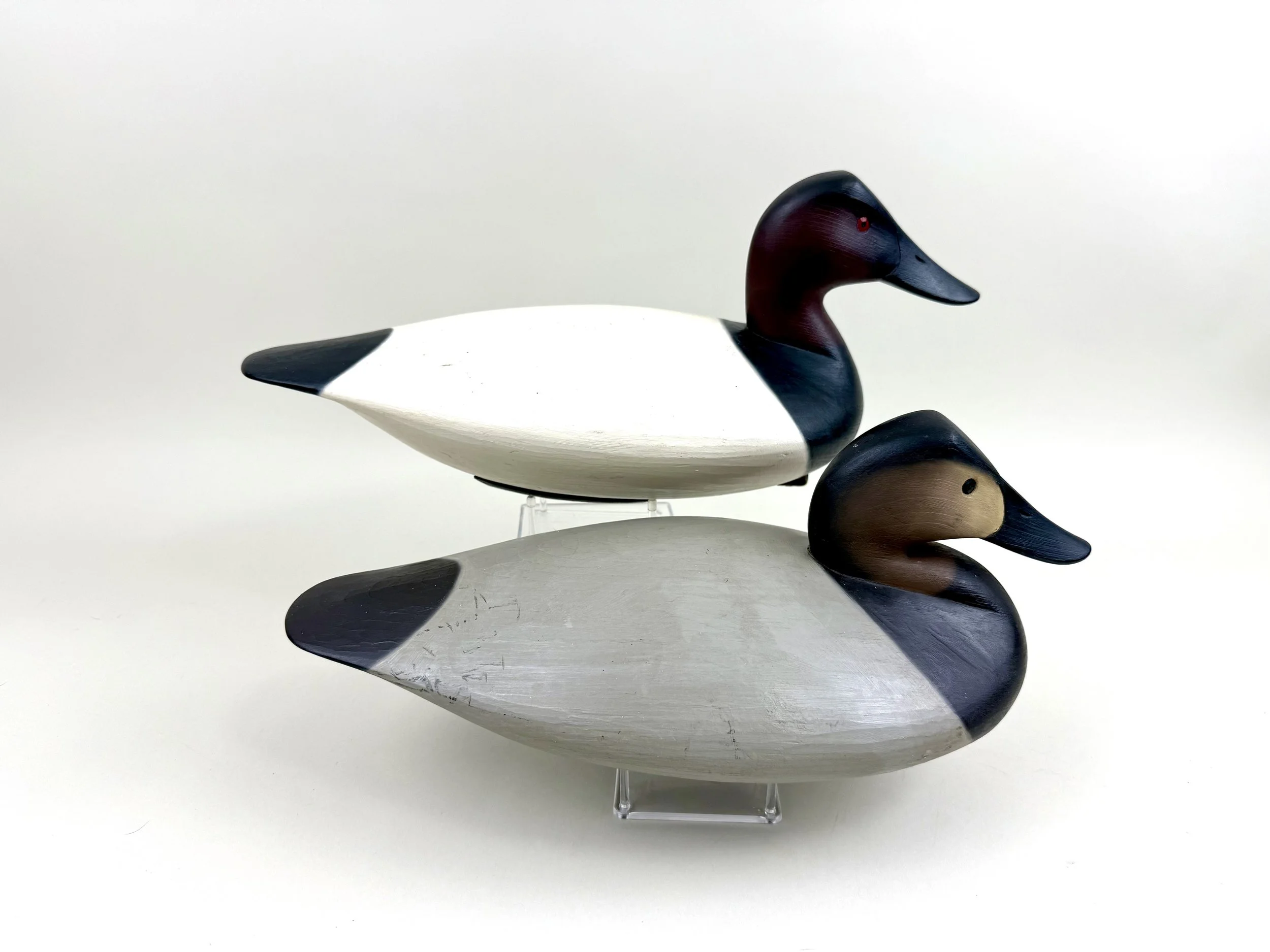 Pete Peterson Canvasback Pair
