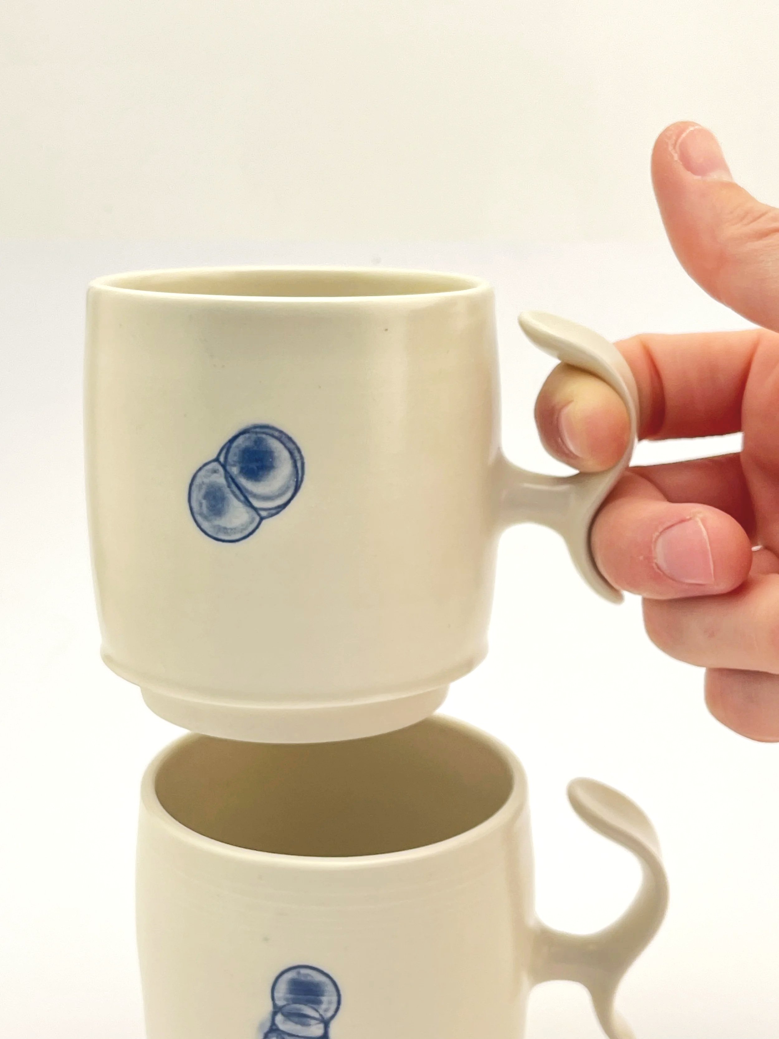 S-Handle Mug - Porcelain